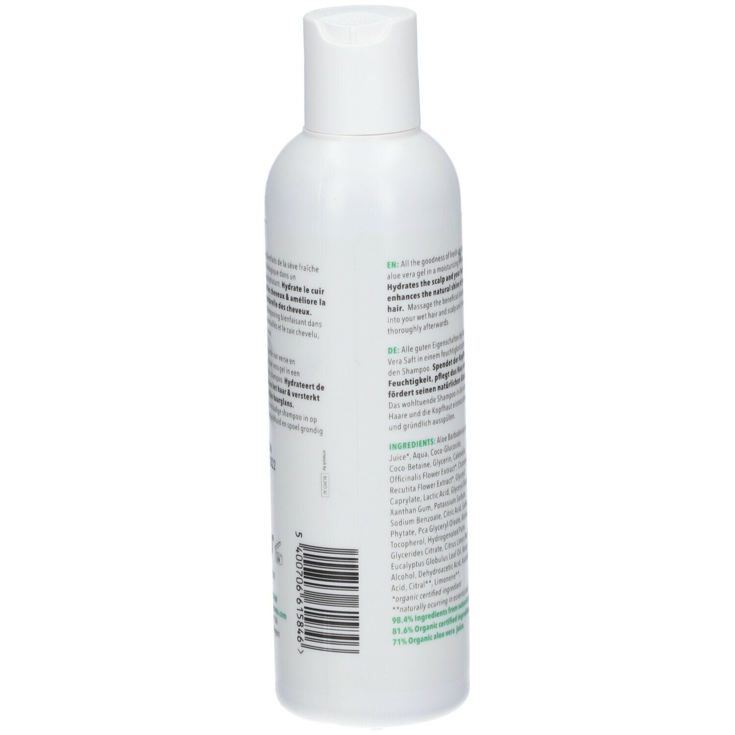 purasana® Aloe Vera feuchtigkeitsspendendes und reparierendes Shampoo