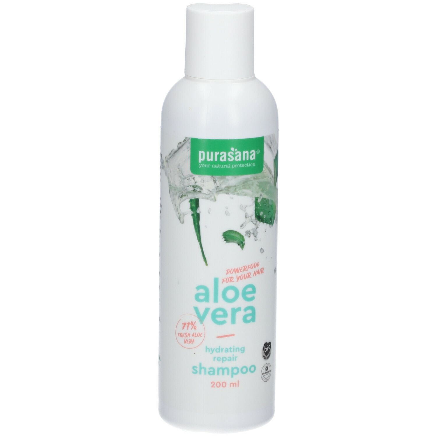 purasana® Aloe Vera feuchtigkeitsspendendes und reparierendes Shampoo