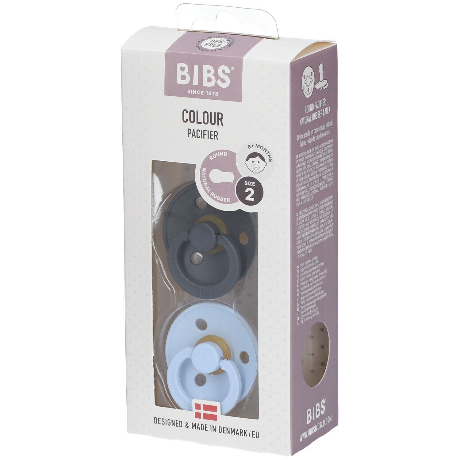 BIBS® Schnuller Babyblau 6-18  Monate