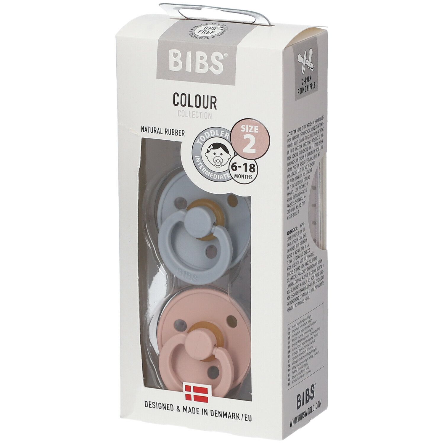 BIBS® BIBS COLOUR rouge 6 - 18 Monate Gr. 2