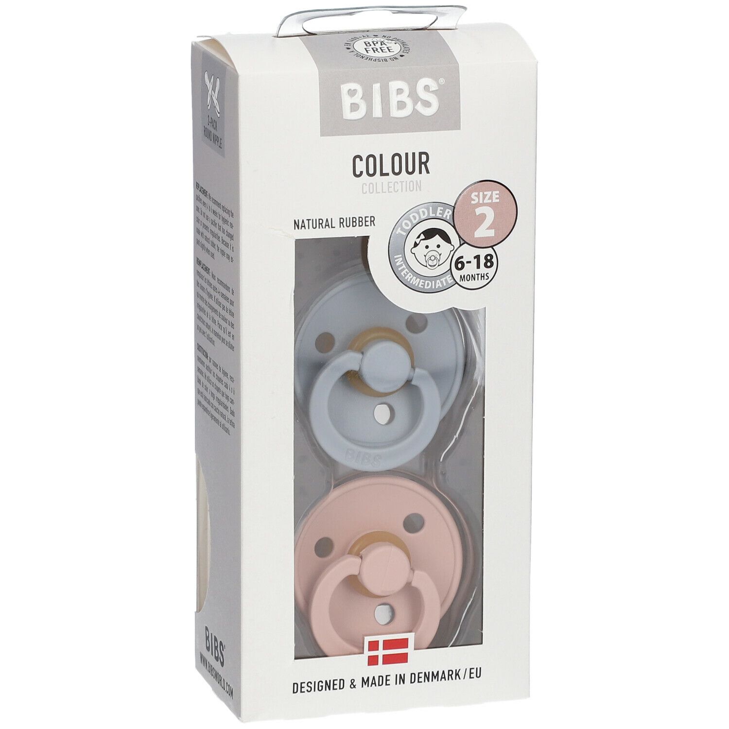 BIBS® BIBS COLOUR rouge 6 - 18 Monate Gr. 2