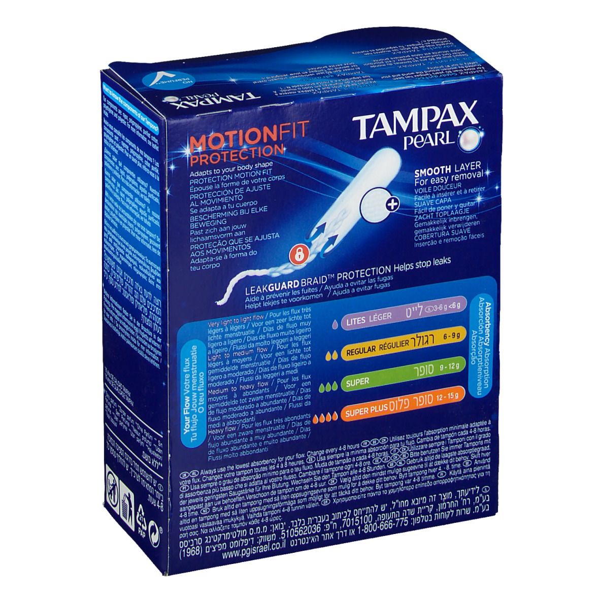 TAMPAX pearl super plus