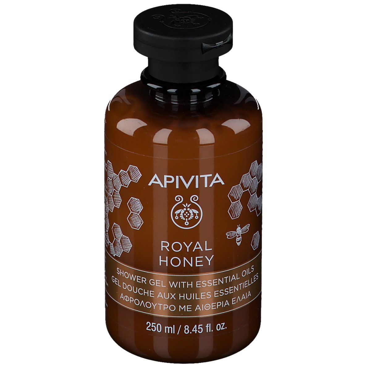 API VITA Royal Honey Duschgel mit ätherischen Ölen, 250 ml.