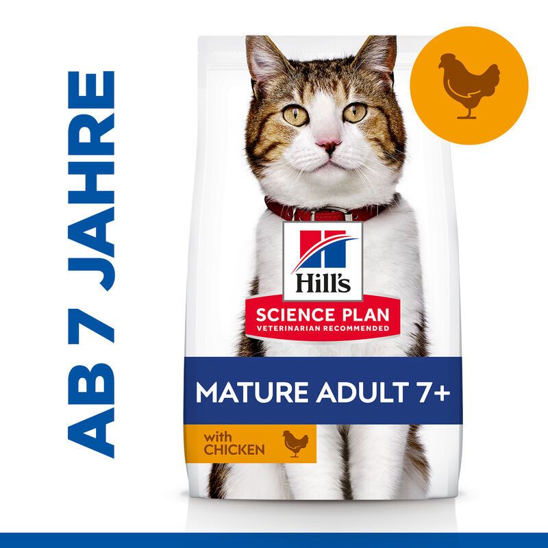 Hill's Science Plan Mature Adult 7+ Katzenfutter mit Huhn