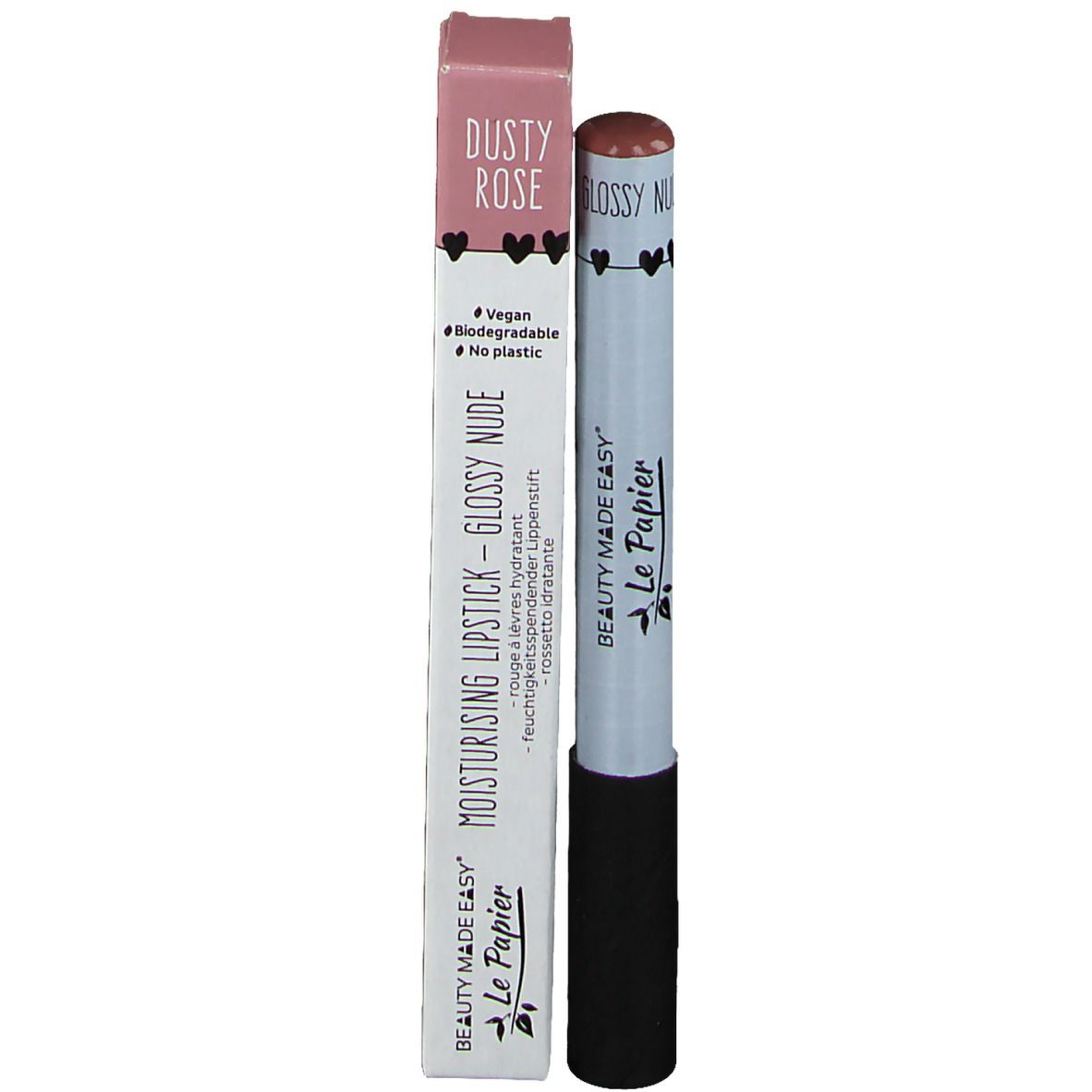 BEAUTY MADE EASY® Le Papier Lippenstift Glossy Nude