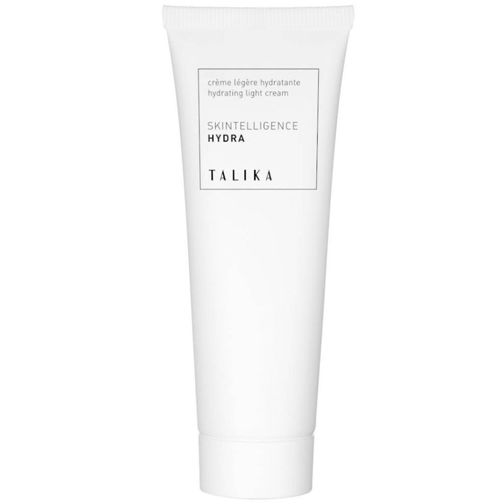 Weiße Tube mit Aufschrift "TALIKA" und Produktinformationen. Creme für Tag und Nacht.