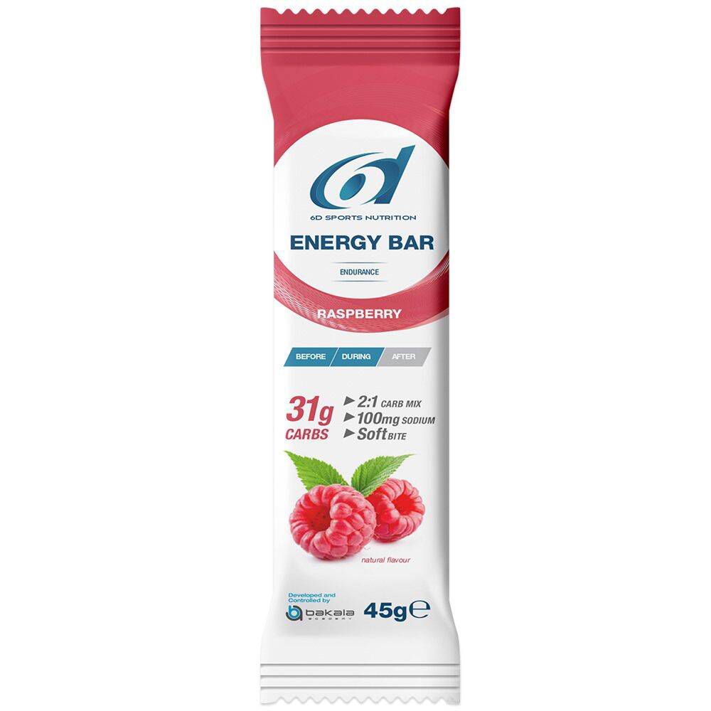 6D Sports Nutrition Energy Bar Himbeere