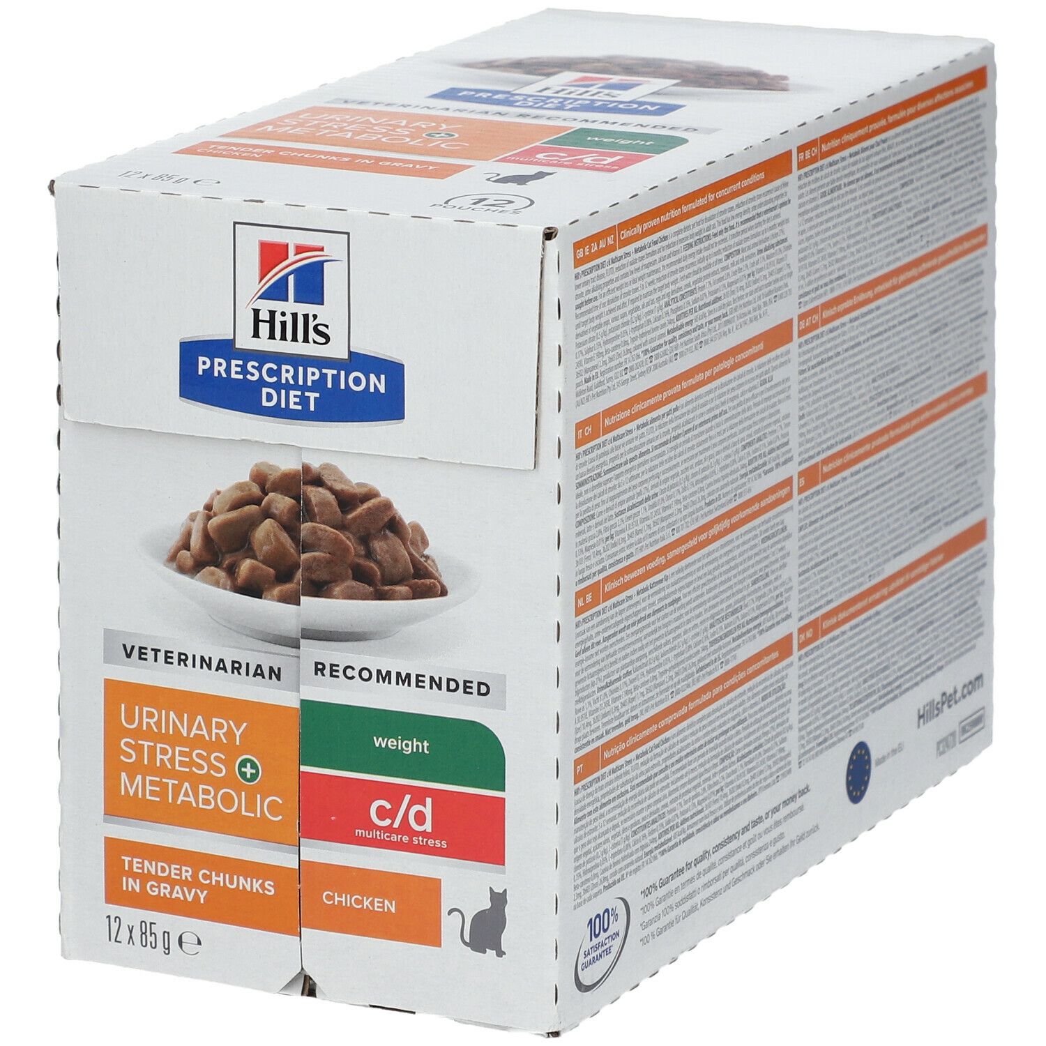 Hill's PRESCRIPTION DIET™ c/d Urinary Stress + Metabolic Chat - Poulet