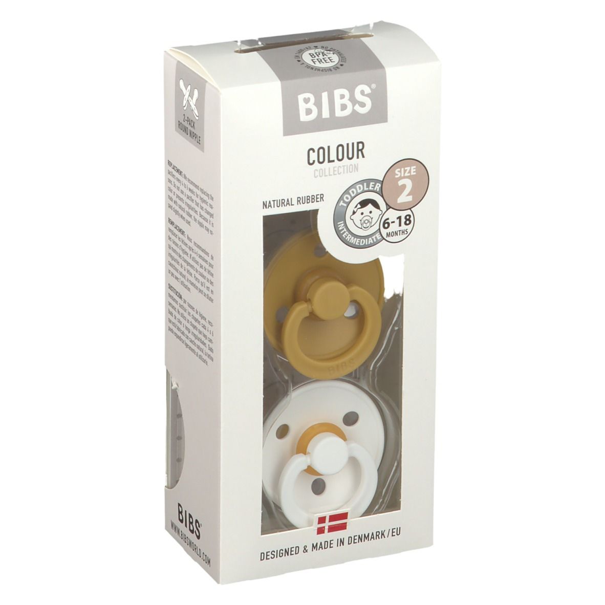 BIBS® BIBS COLOUR Senf Größe 2 6-18 Monate