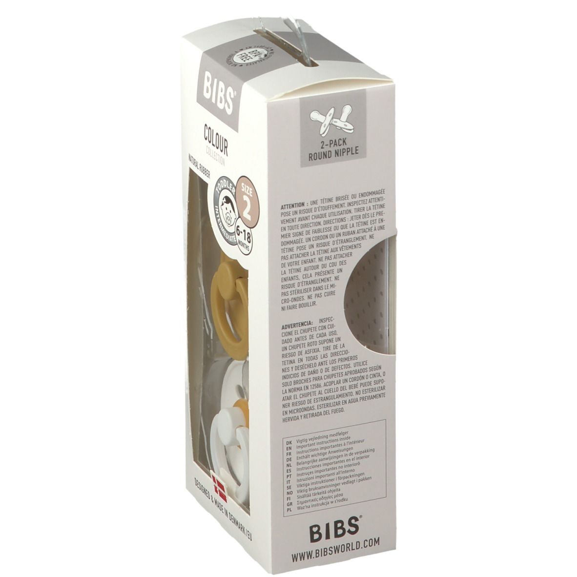 BIBS® BIBS COLOUR Senf Größe 2 6-18 Monate