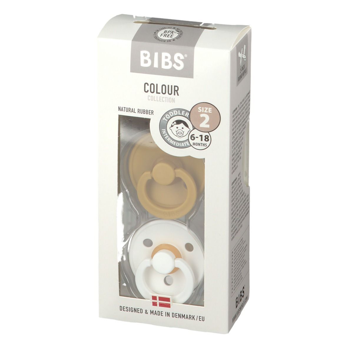 BIBS® BIBS COLOUR Senf Größe 2 6-18 Monate