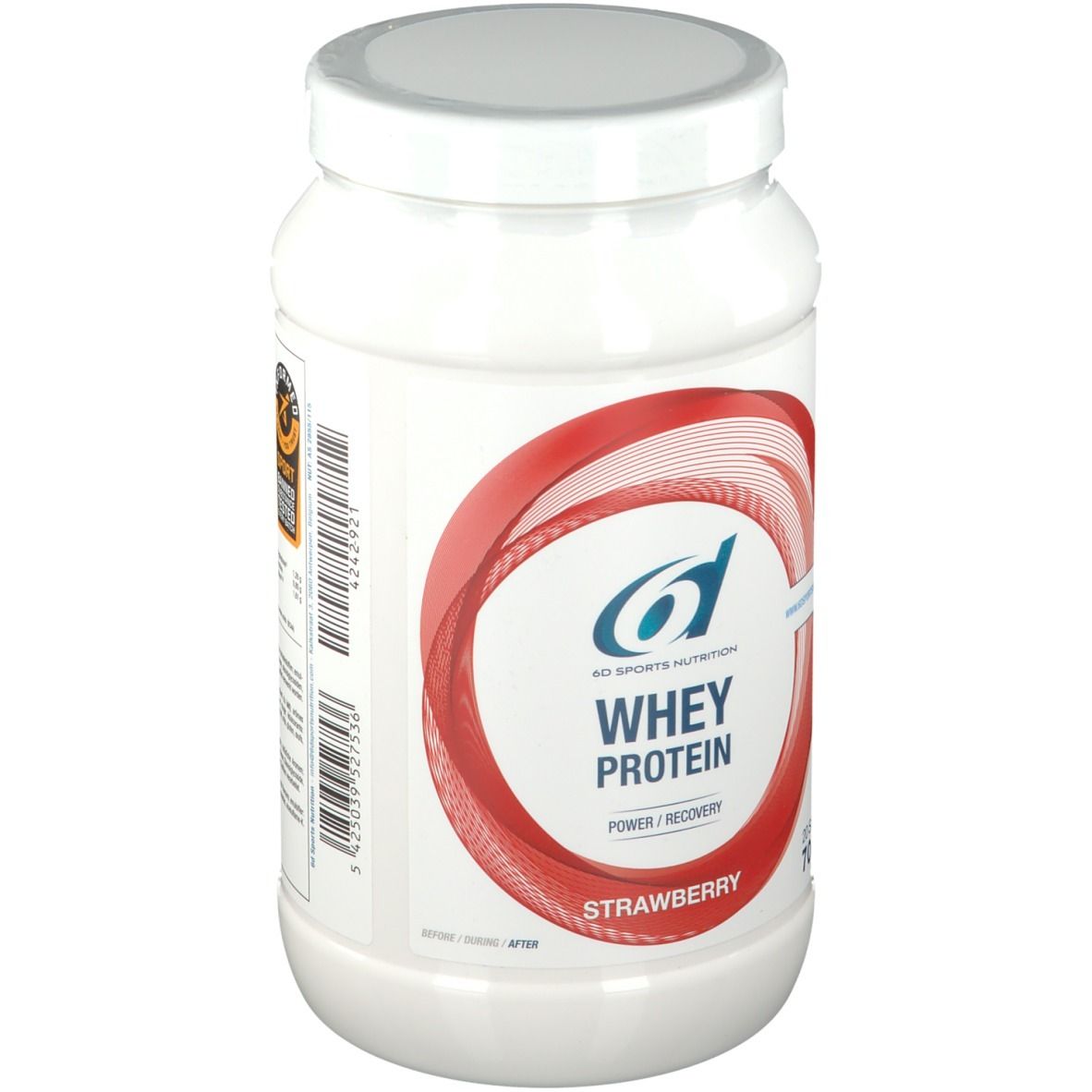 6D Sports Nutrition Molkenprotein-Fraise