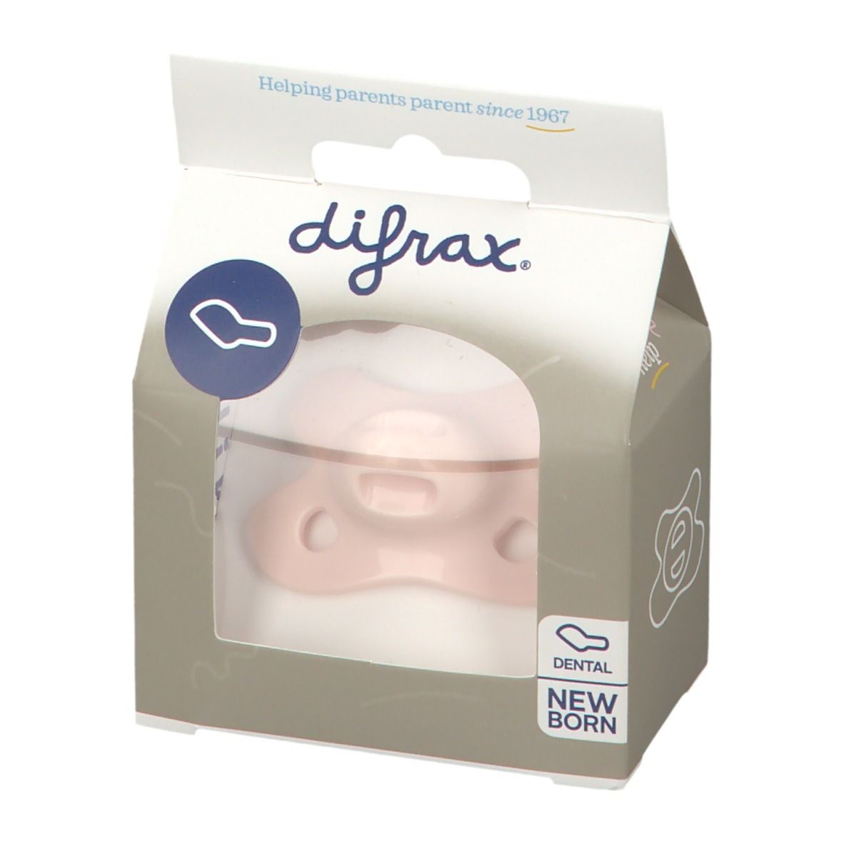 difrax® Dental Schnuller Newborn Blossom