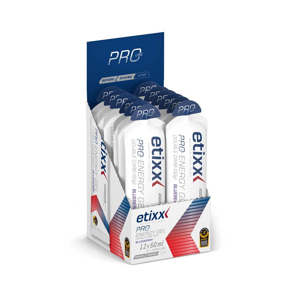 etixx Double Carb Energy Gel PRO LINE Heidelbeere