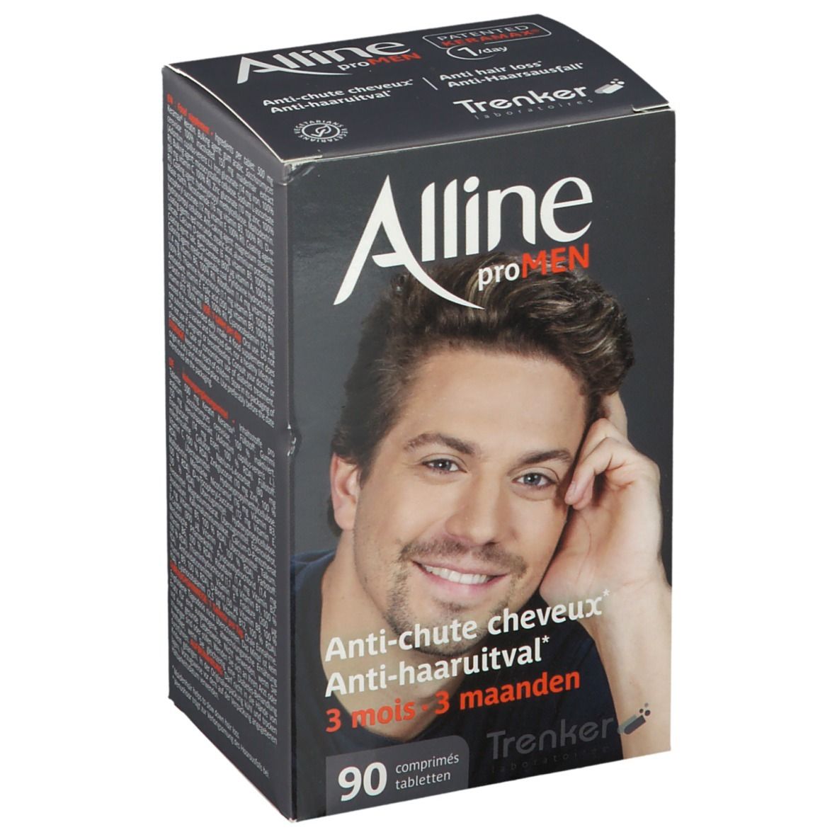 Mann mit der Hand im Haar, Alline proMen.