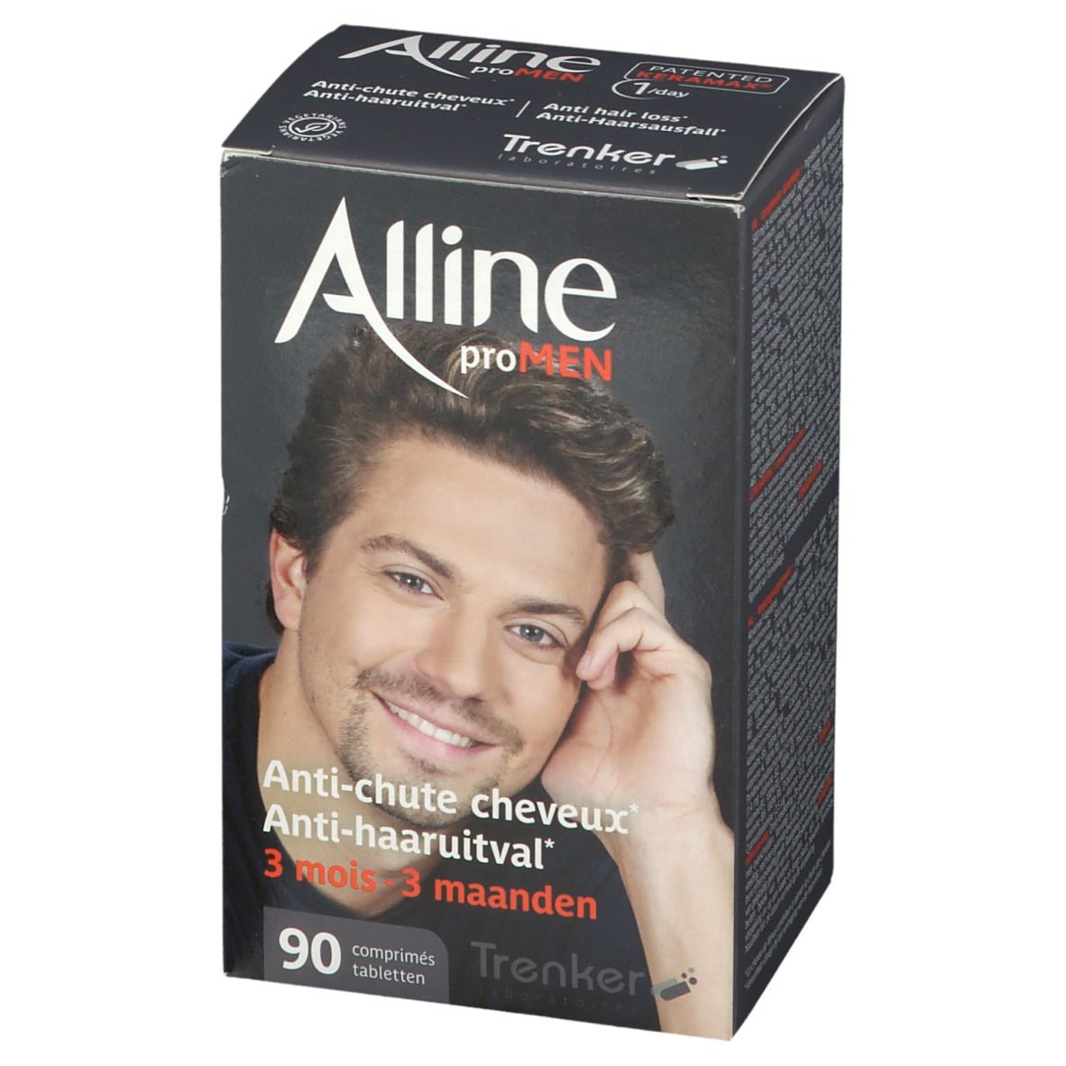 Klinische Wirksamkeit: Weniger Haarausfall, mehr Glanz, Alline proMen.