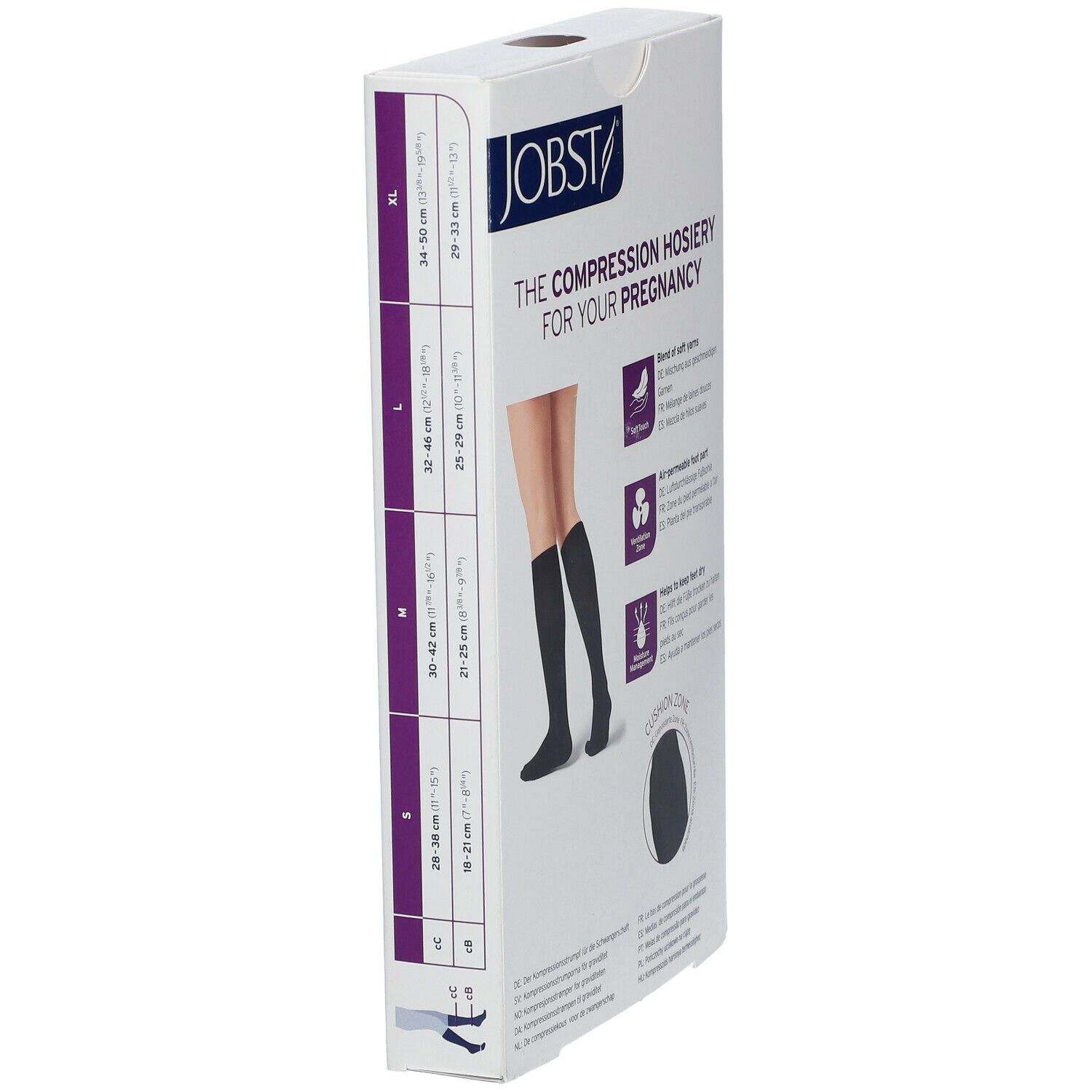 JOBST® Maternity OPAQUE Kompressionsstrümpfe Gr. L Navy