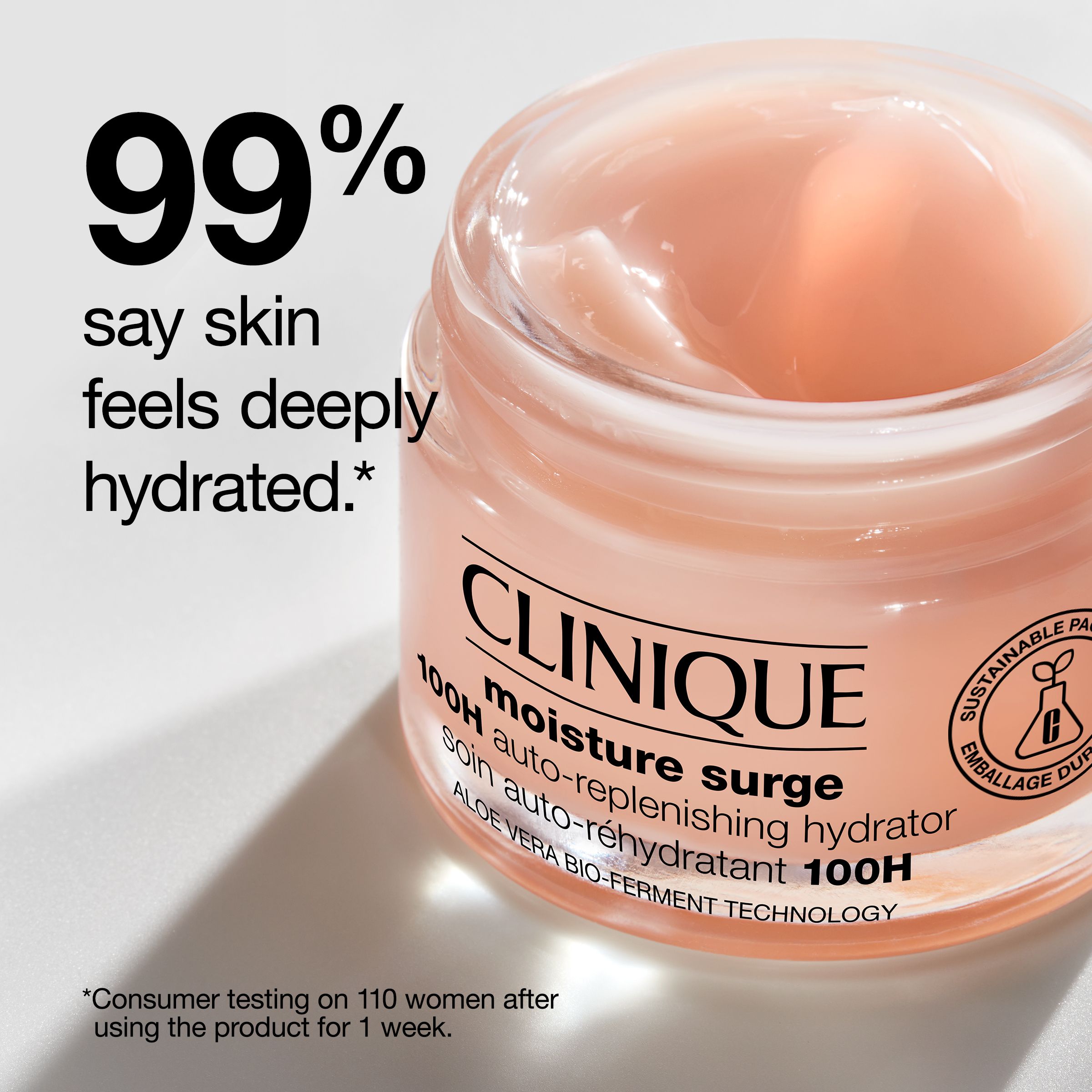 CLINIQUE Moisture Surge™ 100H Auto-Replenishing Hydrator Feuchtigkeitscreme Tagescreme und Nachtcreme