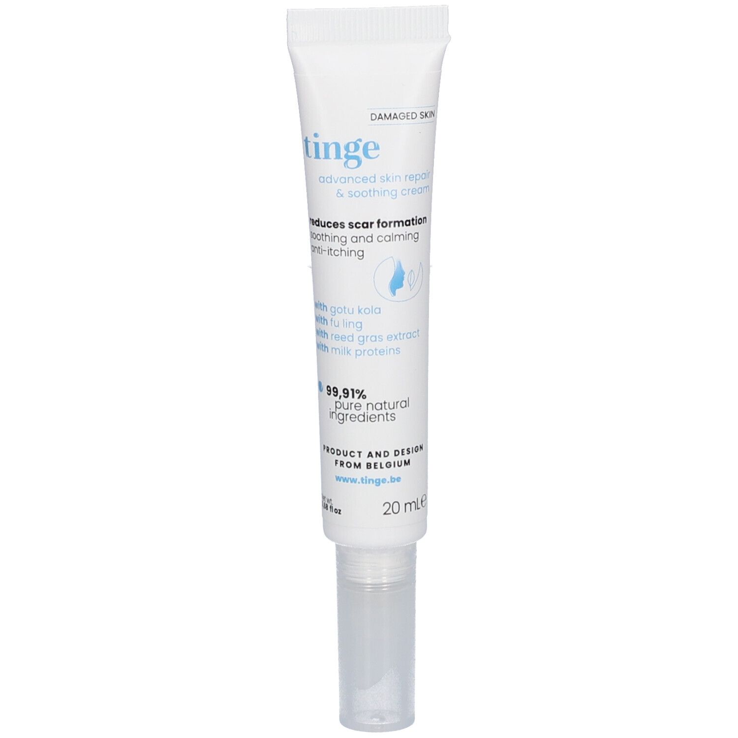 Tinge Advanced Skin Repair & Soothing Cream Tube. 20ml.