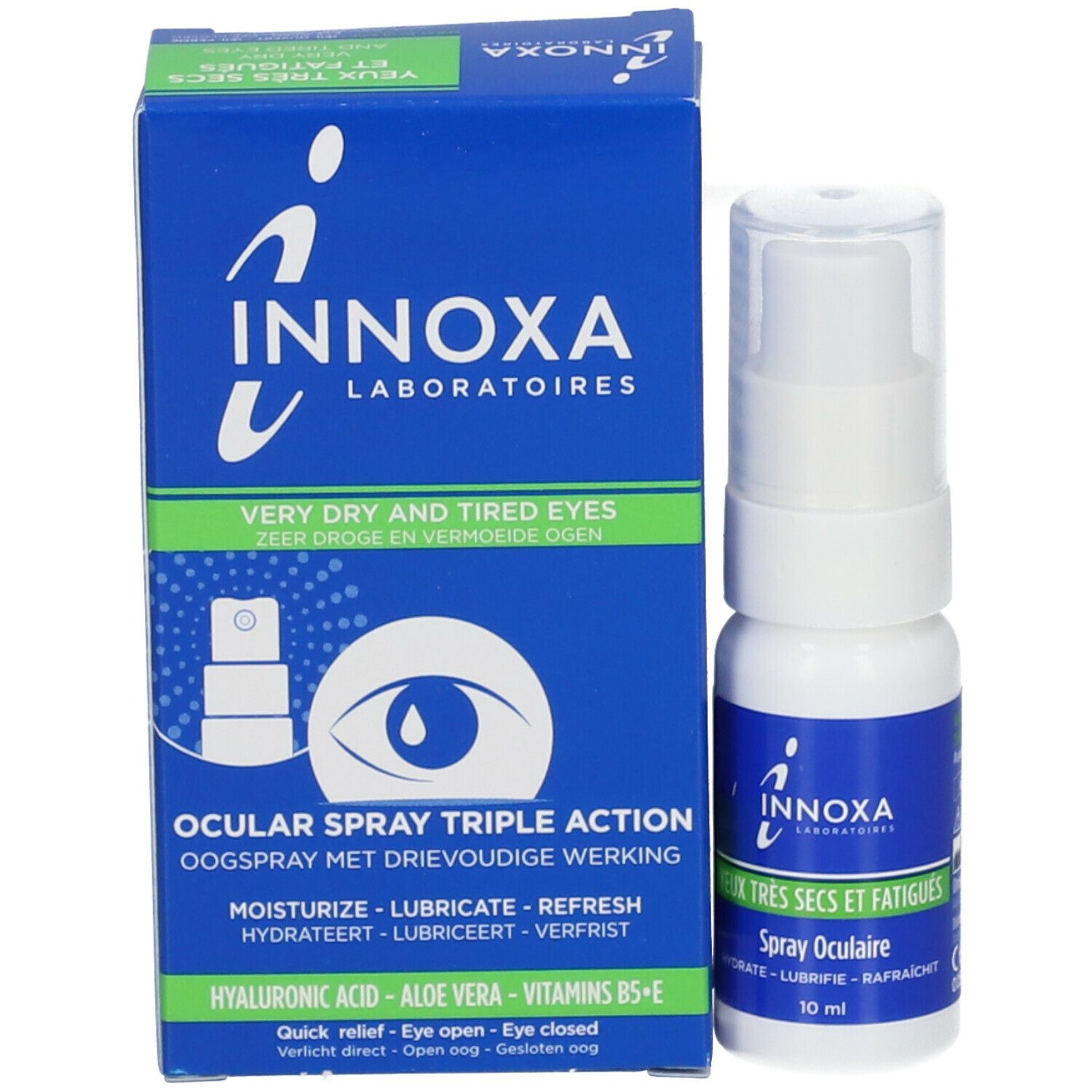 Innoxa Triple Action Spray Trockene & Müde Augen