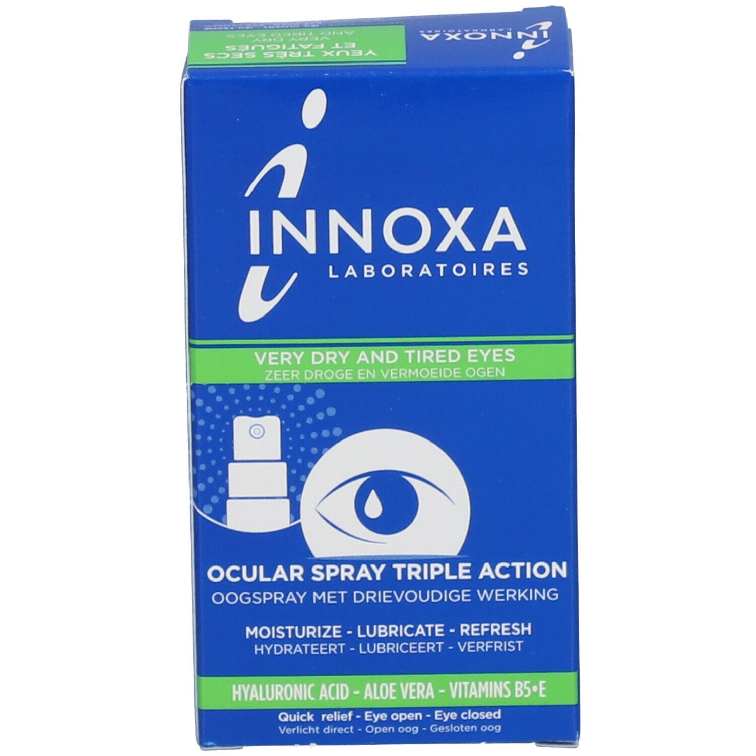 Innoxa Triple Action Spray Trockene & Müde Augen