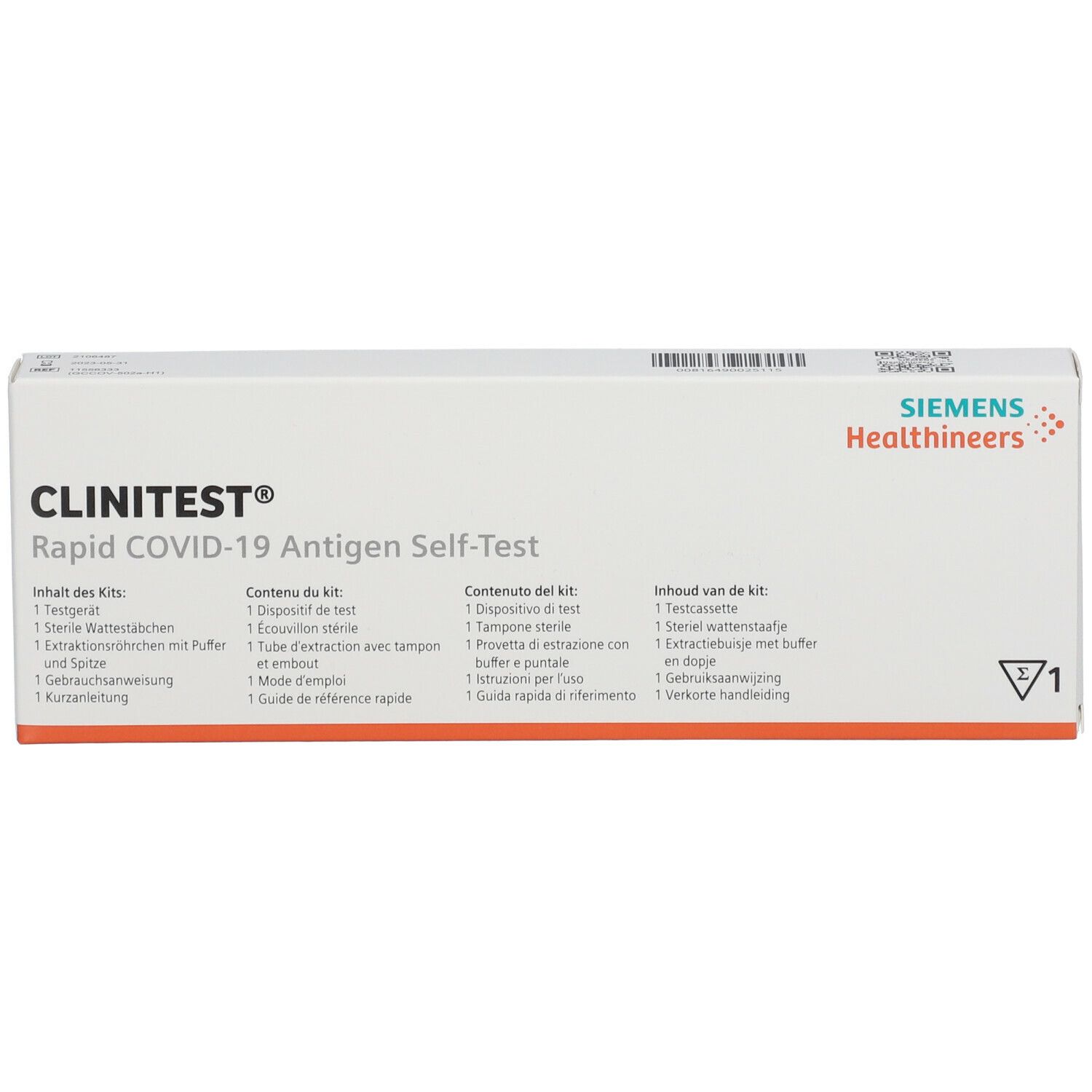 CLINITEST® Rapid COVID-19 Antigen Test