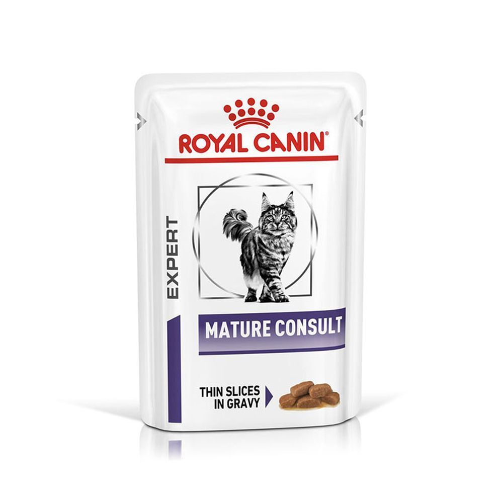 Einzelner Beutel ROYAL CANIN Mature Consult Katzenfutter.