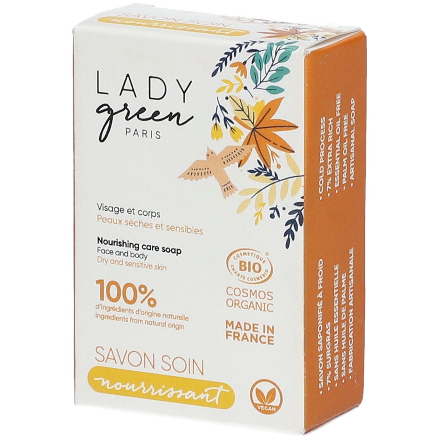 Lady Green Nährende Bio-Seife Gesicht & Körper