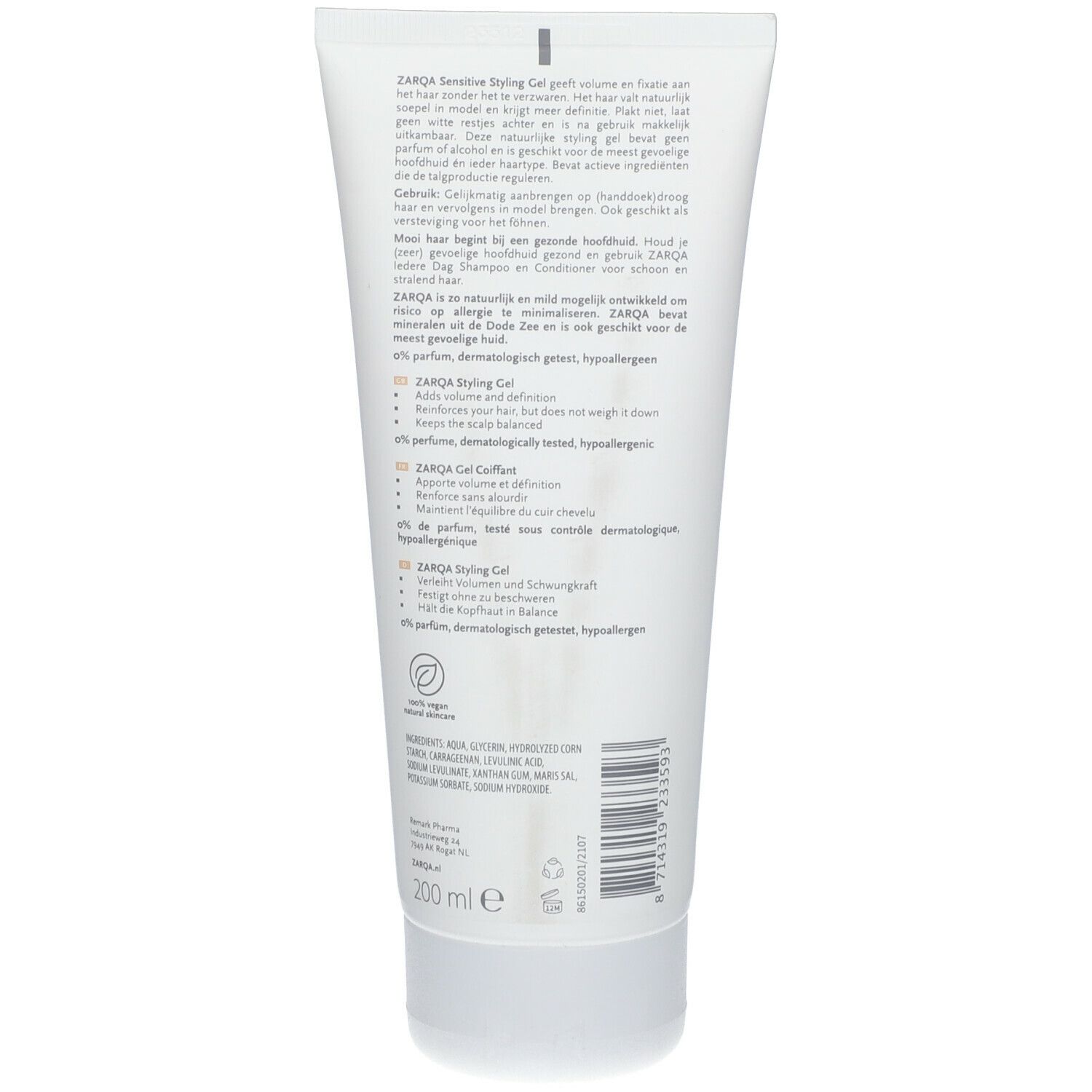 ZARQA® Sensitive Styling Gel