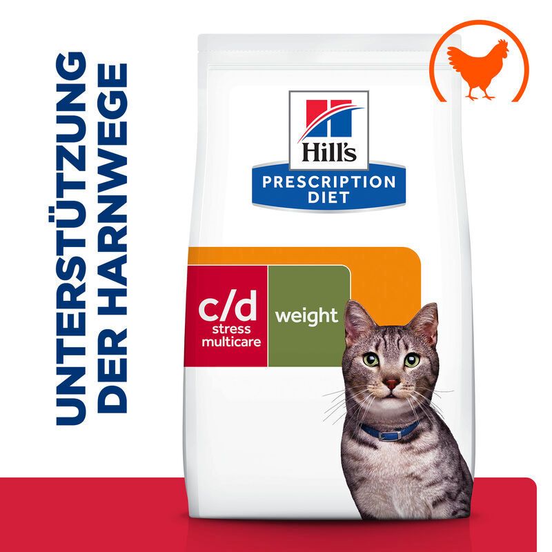 Hill's Prescription Diet c/d Multicare Stress + Metabolic Katzenfutter mit Huhn