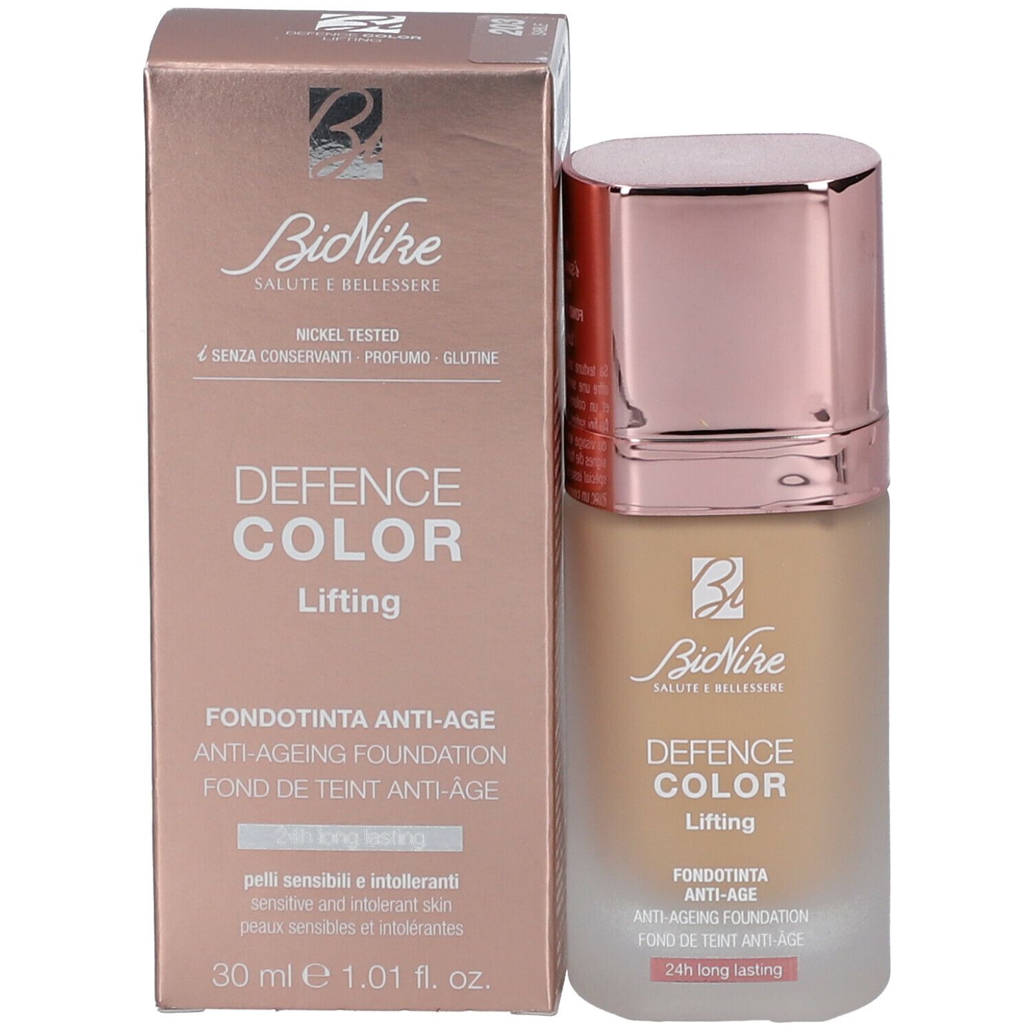 BioNike Defense Color Lifting Anti-Age Foundation - Fondotinta