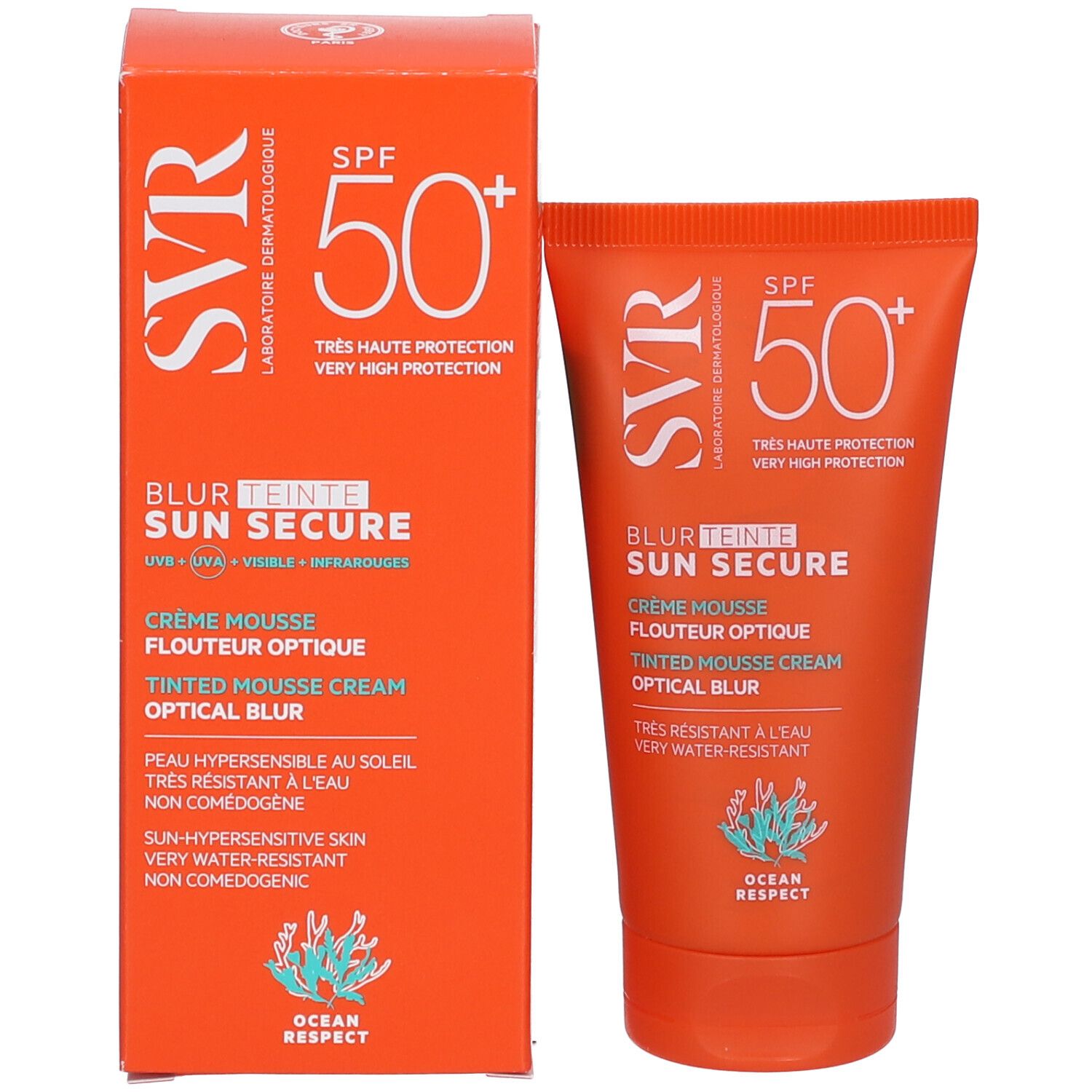 SVR Sun Secure Tinted Sun Cream Mousse SPF50+