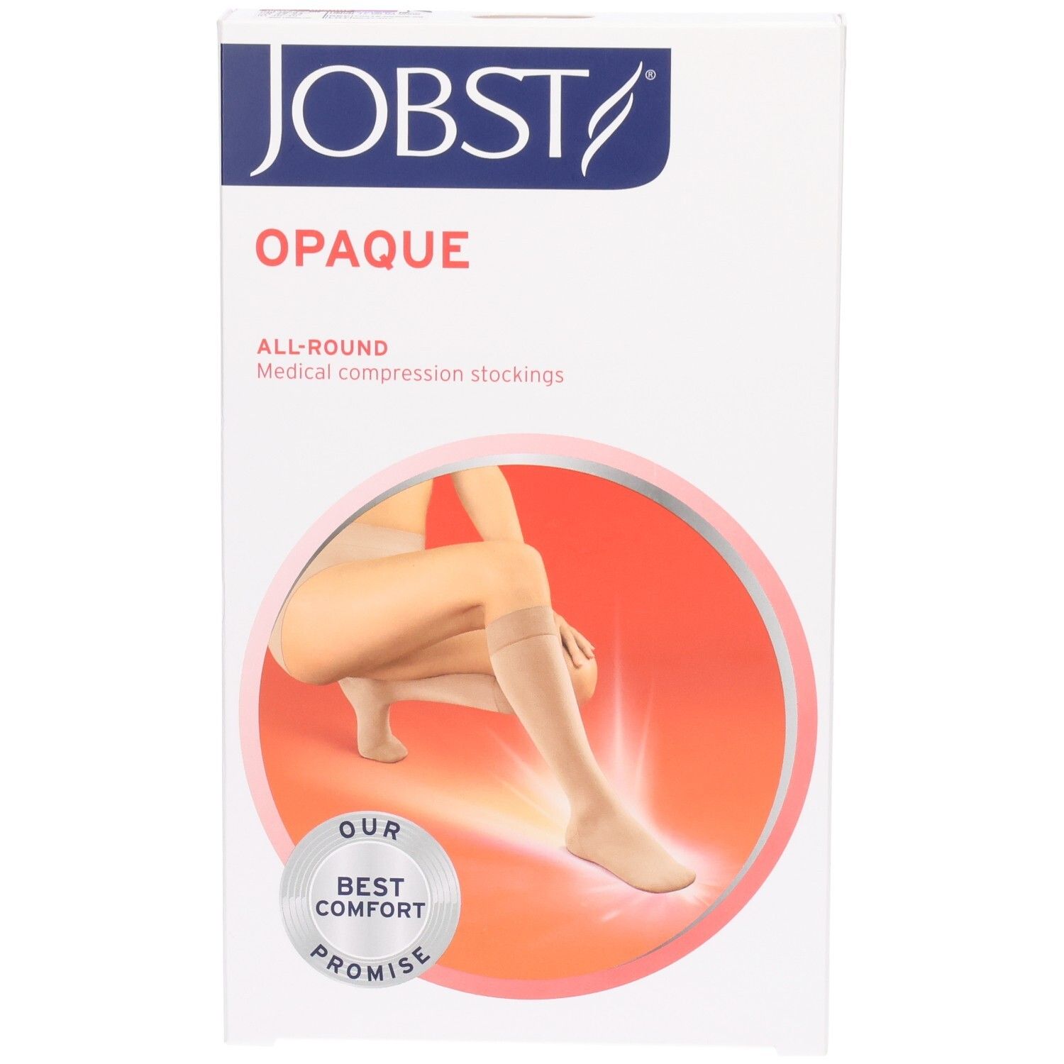 Verpackung für medizinische Kompressionsstrümpfe von Jobst, Opaque, All-Round.