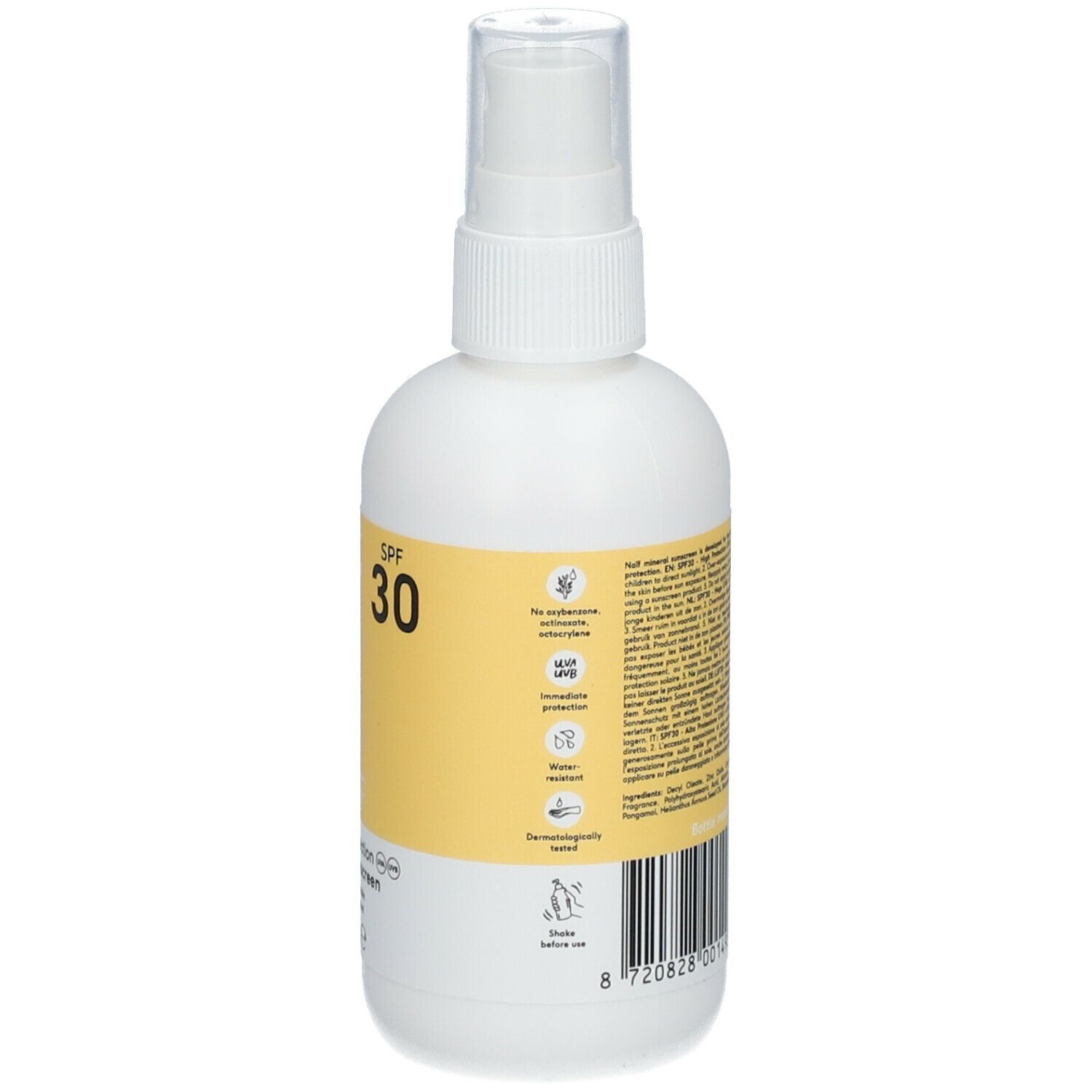 NAÏF Sun Mineralischer Sonnenschutz Spray solaire SPF30