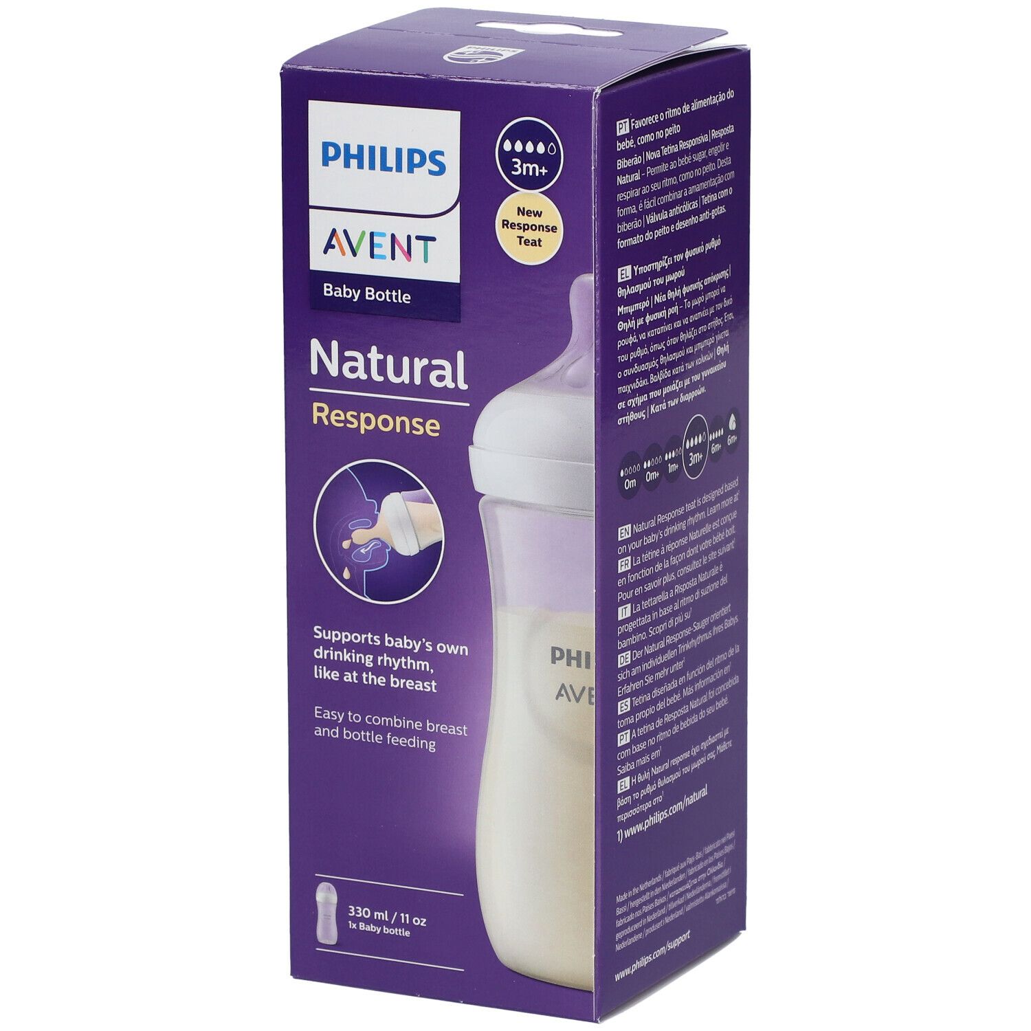 PHILIPS Avent Natural Response Babyflaschen Mit Natürlicher Reaktion ...