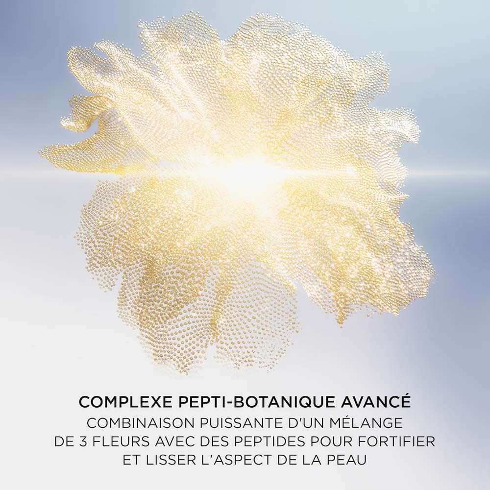 Blume aus goldenen Punkten. Fortschrittlicher Pepti-Botanischer Komplex. Mischung aus 3 Blüten und Peptiden.