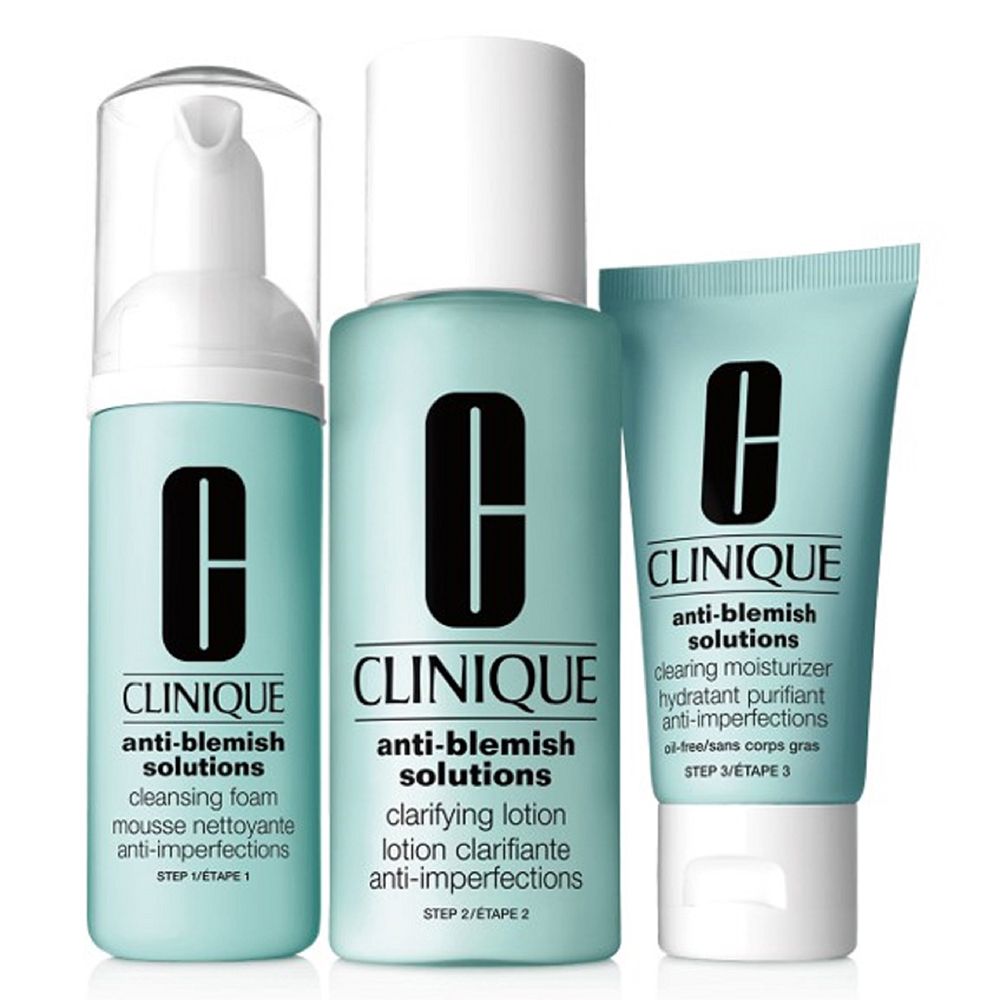 CLINIQUE Anti-Blemish Solutions 3-Phasen-Systempflege Set