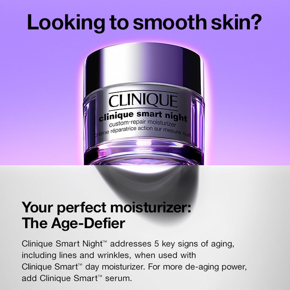 CLINIQUE smart Night Custom-Repair Moisturizer für normale bis ölige Haut