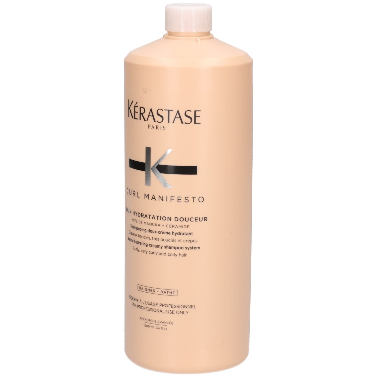 Kérastase Curl Manifesto Shampoo, 1 Liter Flasche.