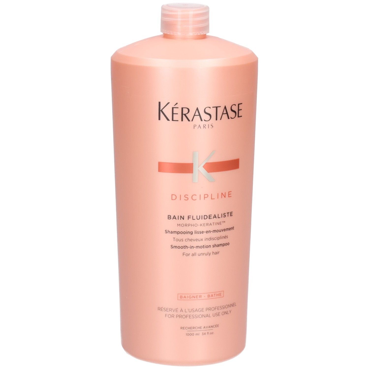 Kérastase Discipline Bain Fluidealiste Shampoo, 1000 ml Flasche.