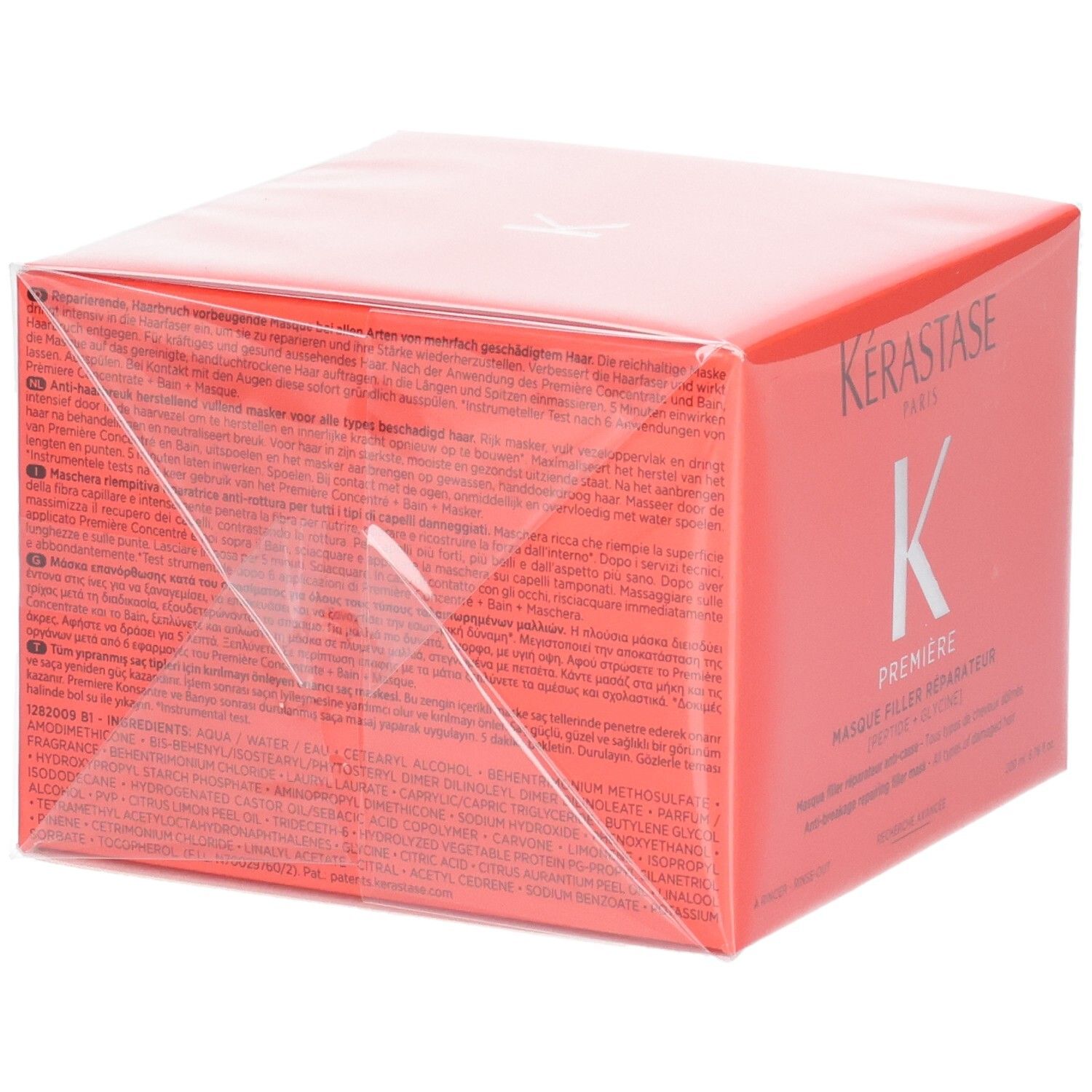 Kérastase Premiere Masque Filler Réparateur Haarkur in roter Verpackung mit silbernem K-Logo.