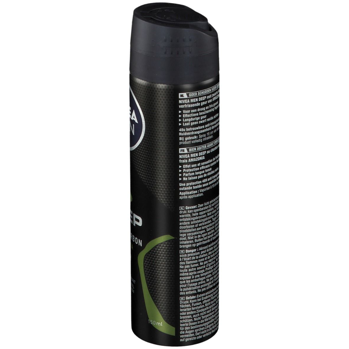 NIVEA® Men Deep Black Carbon Amazonia Spray