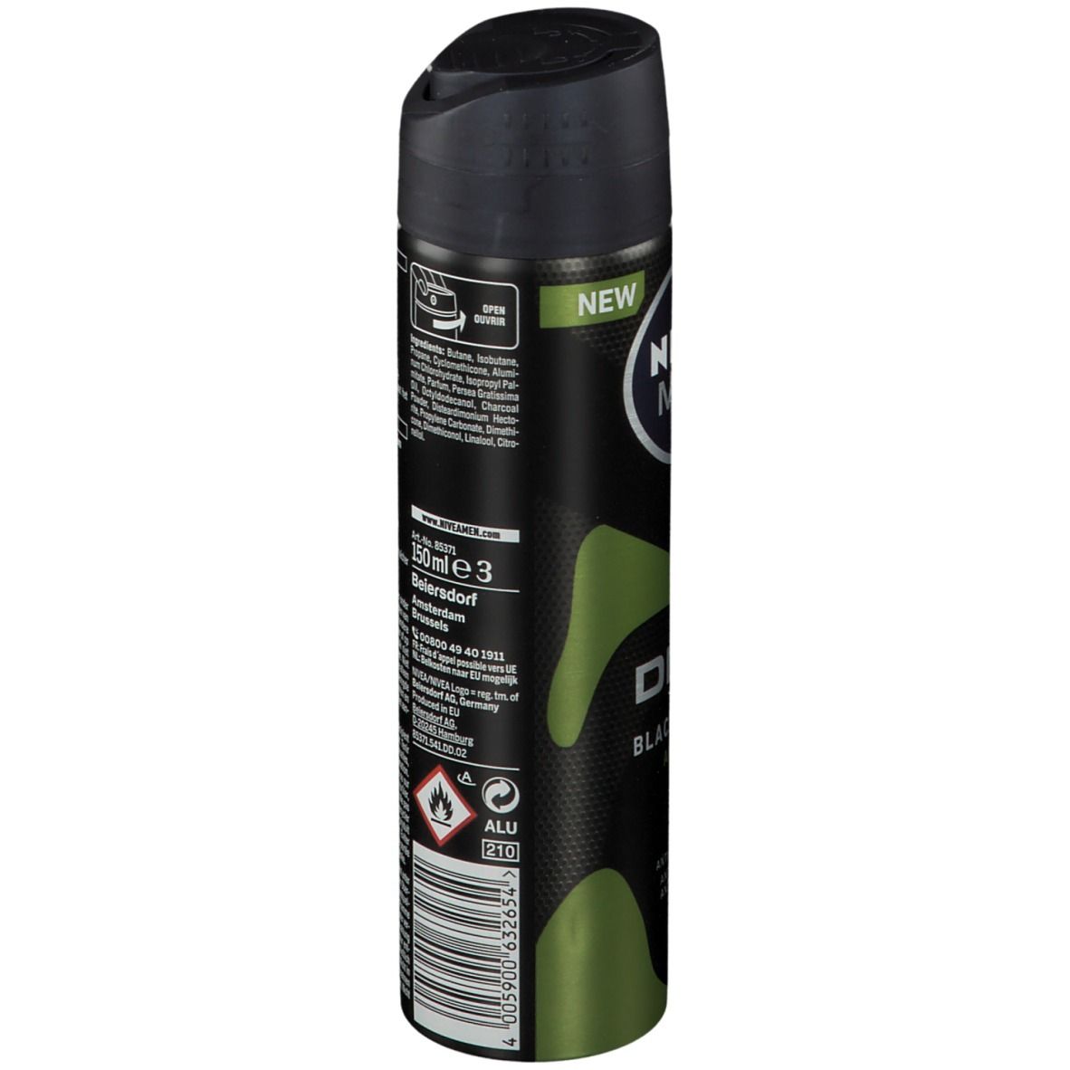 NIVEA® Men Deep Black Carbon Amazonia Spray