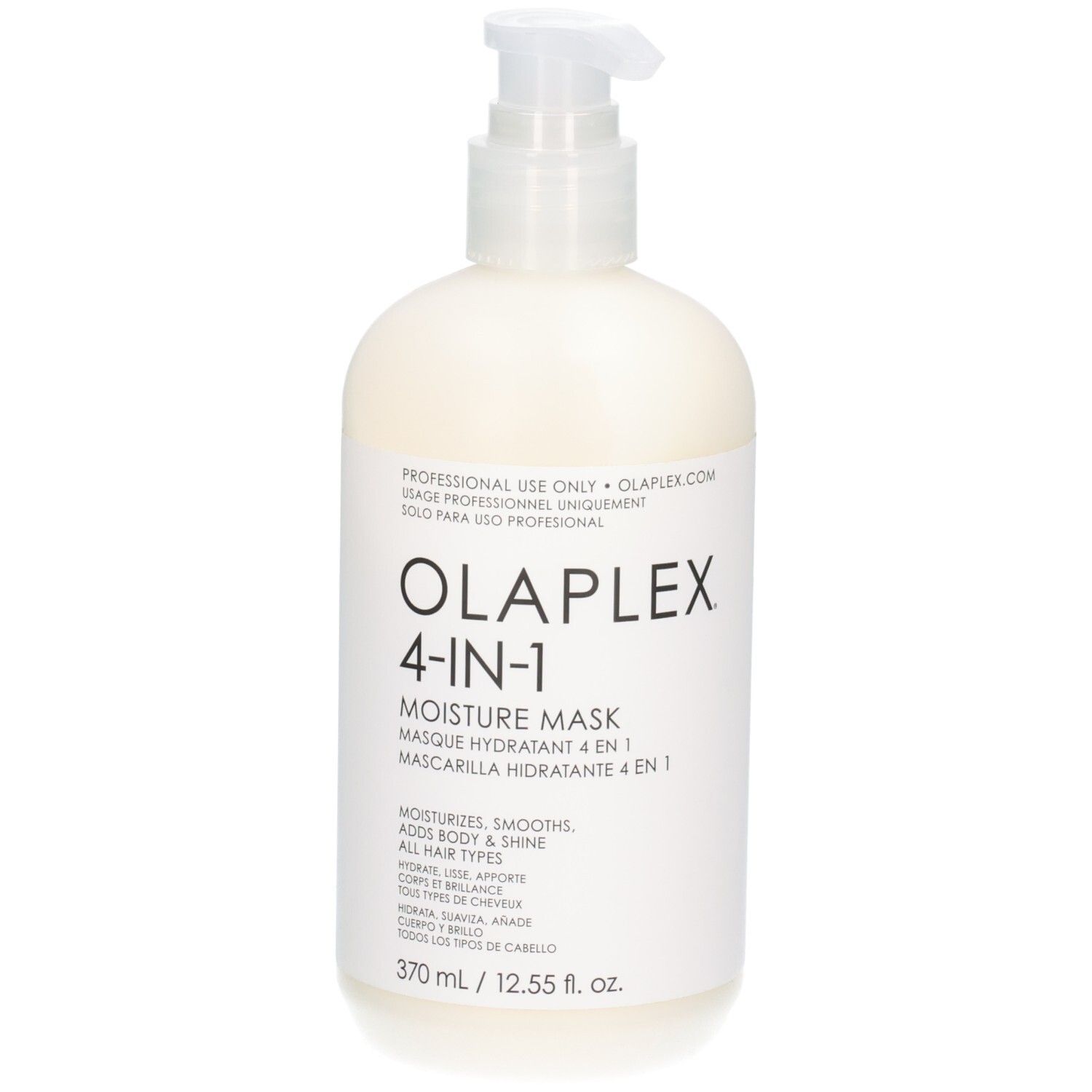 Olaplex 4-IN-1 Feuchtigkeitsmaske mit Pumpspender, 370 ml.