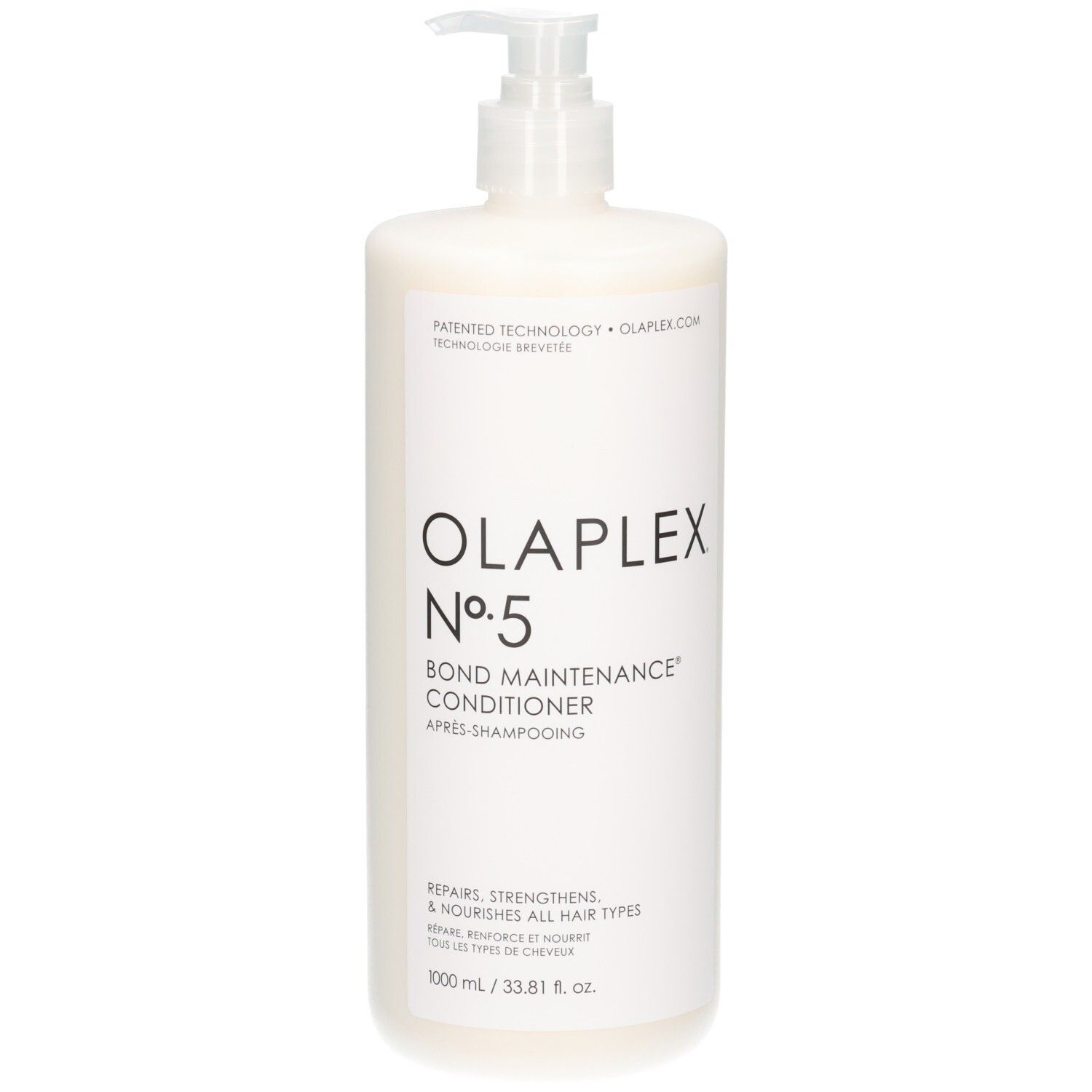 Olaplex N°5 Bond Maintenance Conditioner in weißer Pumpflasche, 1000ml.