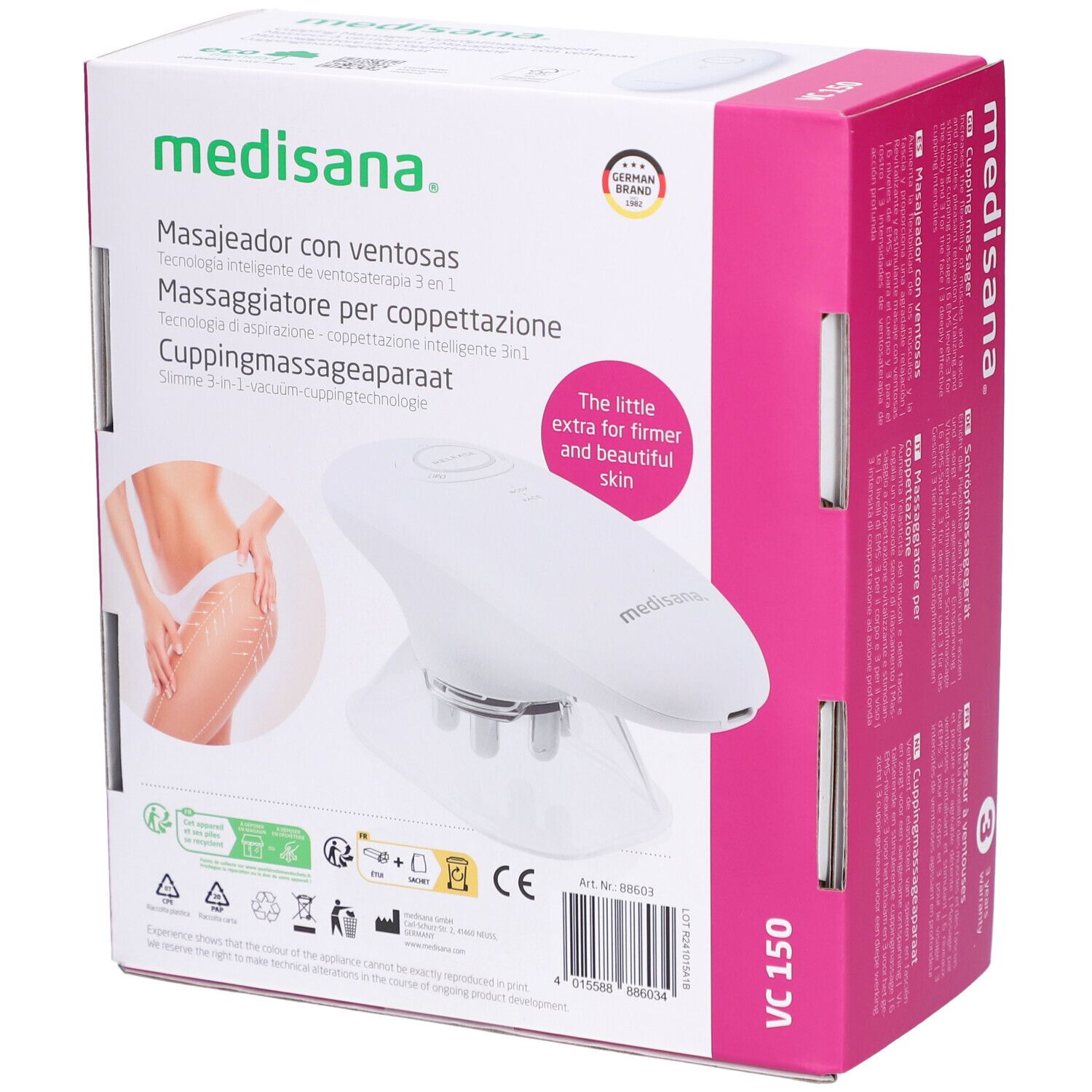 medisana VC 150 Vakuum- Cupping-Massagegerät