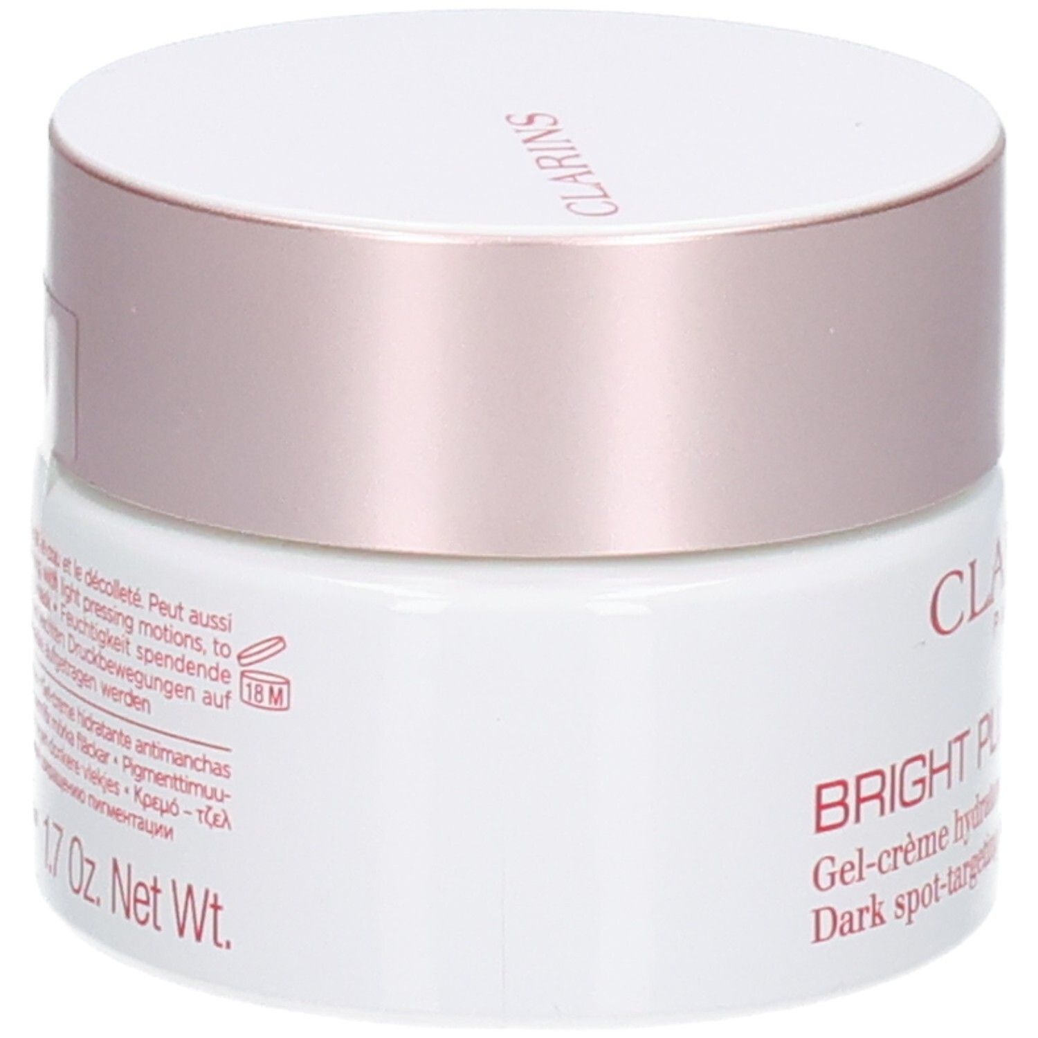 Clarins Bright Plus Feuchtigkeitsgel-Creme gegen Pigmentflecken, 50 ml.
