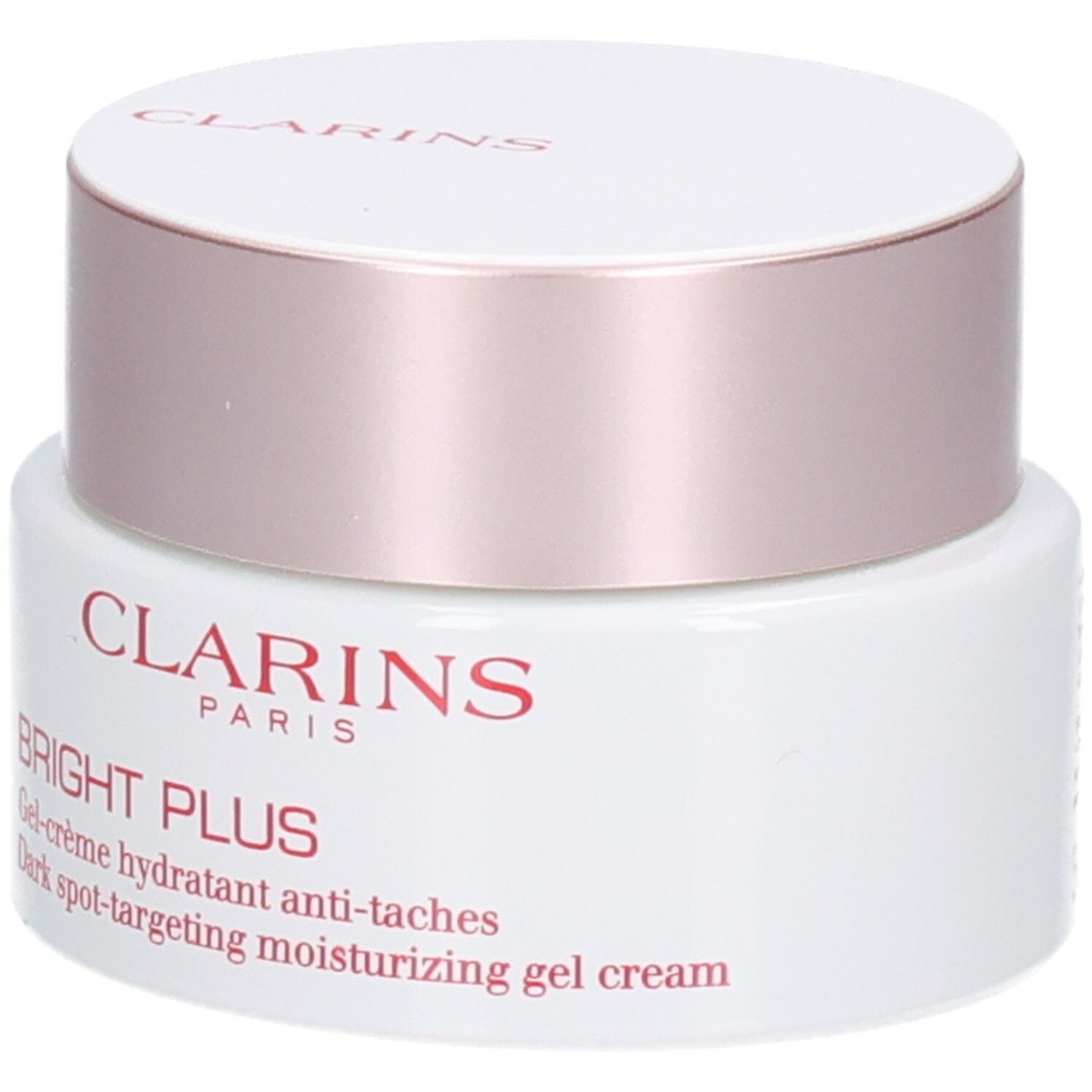 Clarins Bright Plus Feuchtigkeitsgel-Creme gegen Pigmentflecken.