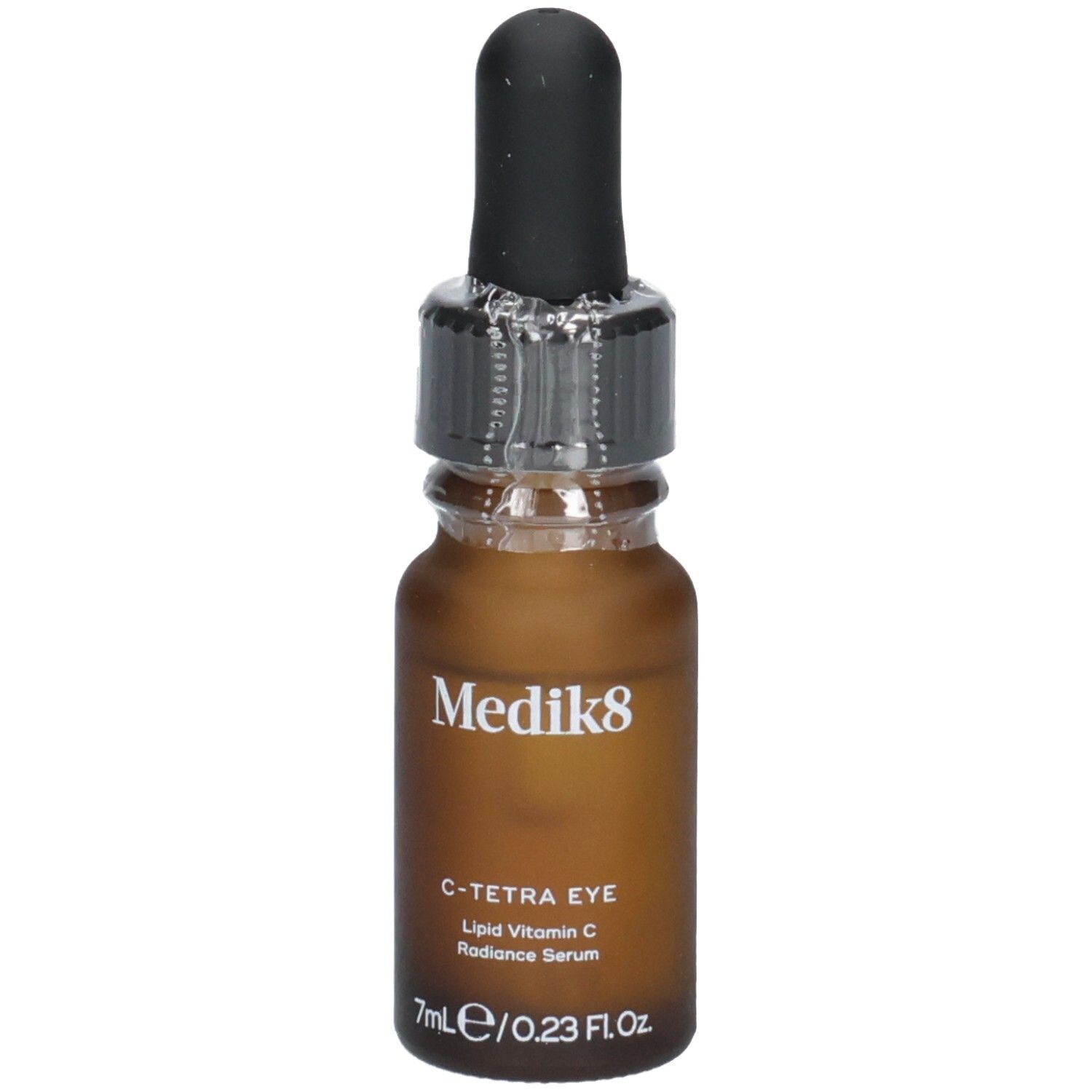 Medik8 C-Tetra Augenserum in brauner Glasflasche mit Pipette. 7ml / 0.23 Fl. Oz.