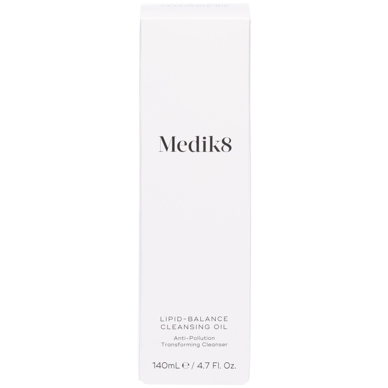 Verpackungsbox für Medik8 Lipid-Balance Cleansing Oil.